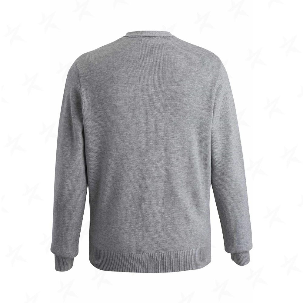 branded-acrylic-cardigan-with-pockets-4350-Grey-heather-back