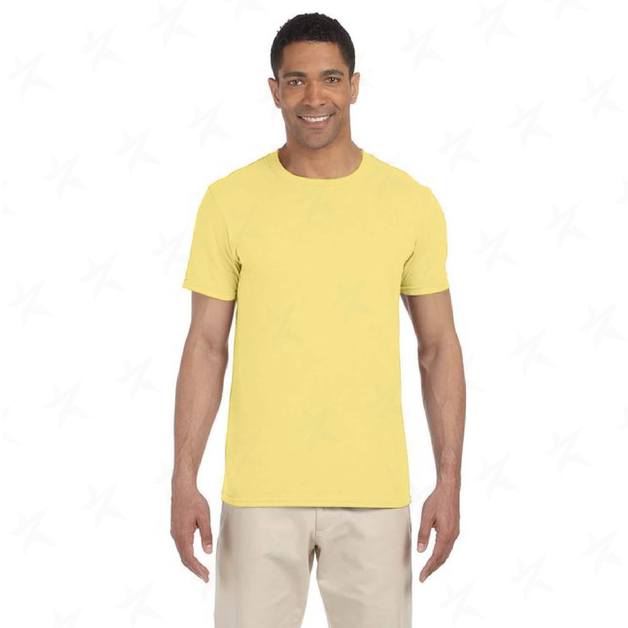 promo-gildan-softstyle-adult-t-shirt-g64000-cornsilk