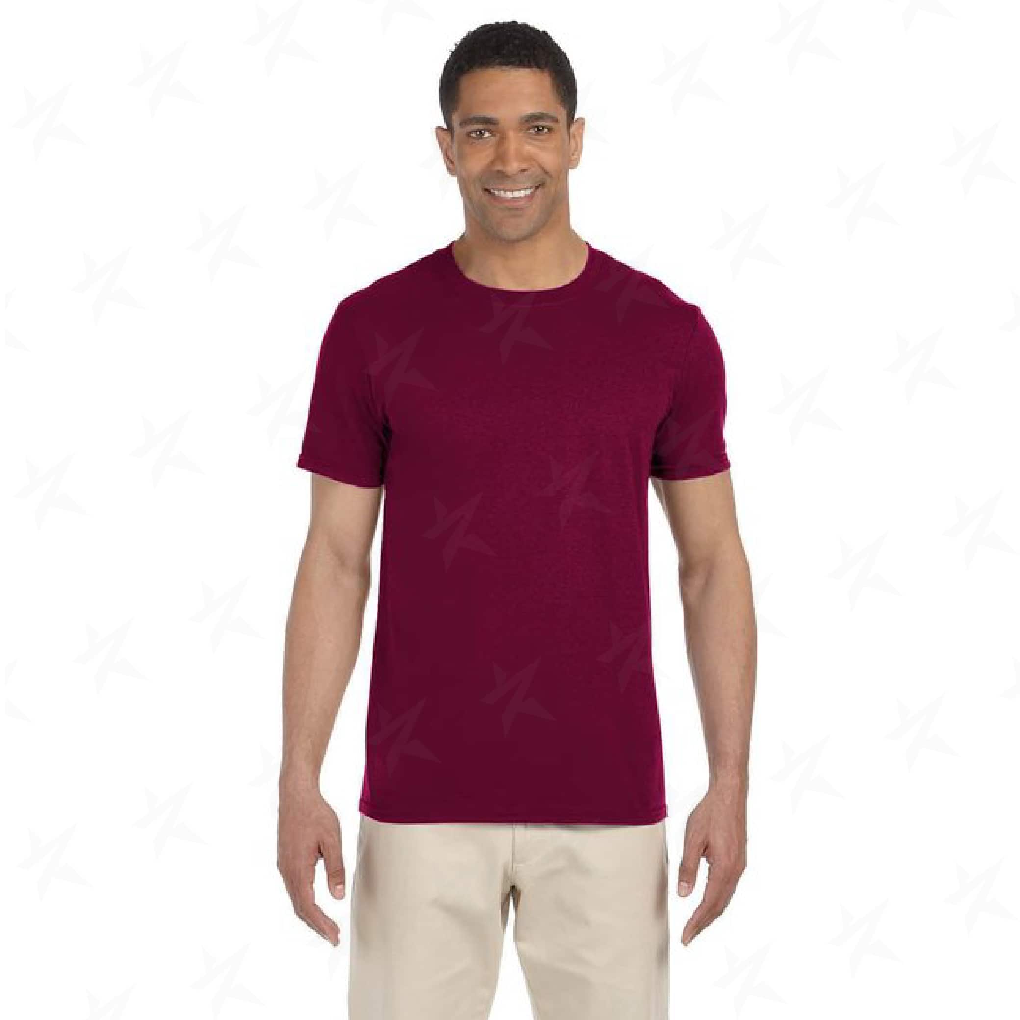 promo-gildan-softstyle-adult-t-shirt-g64000-maroon