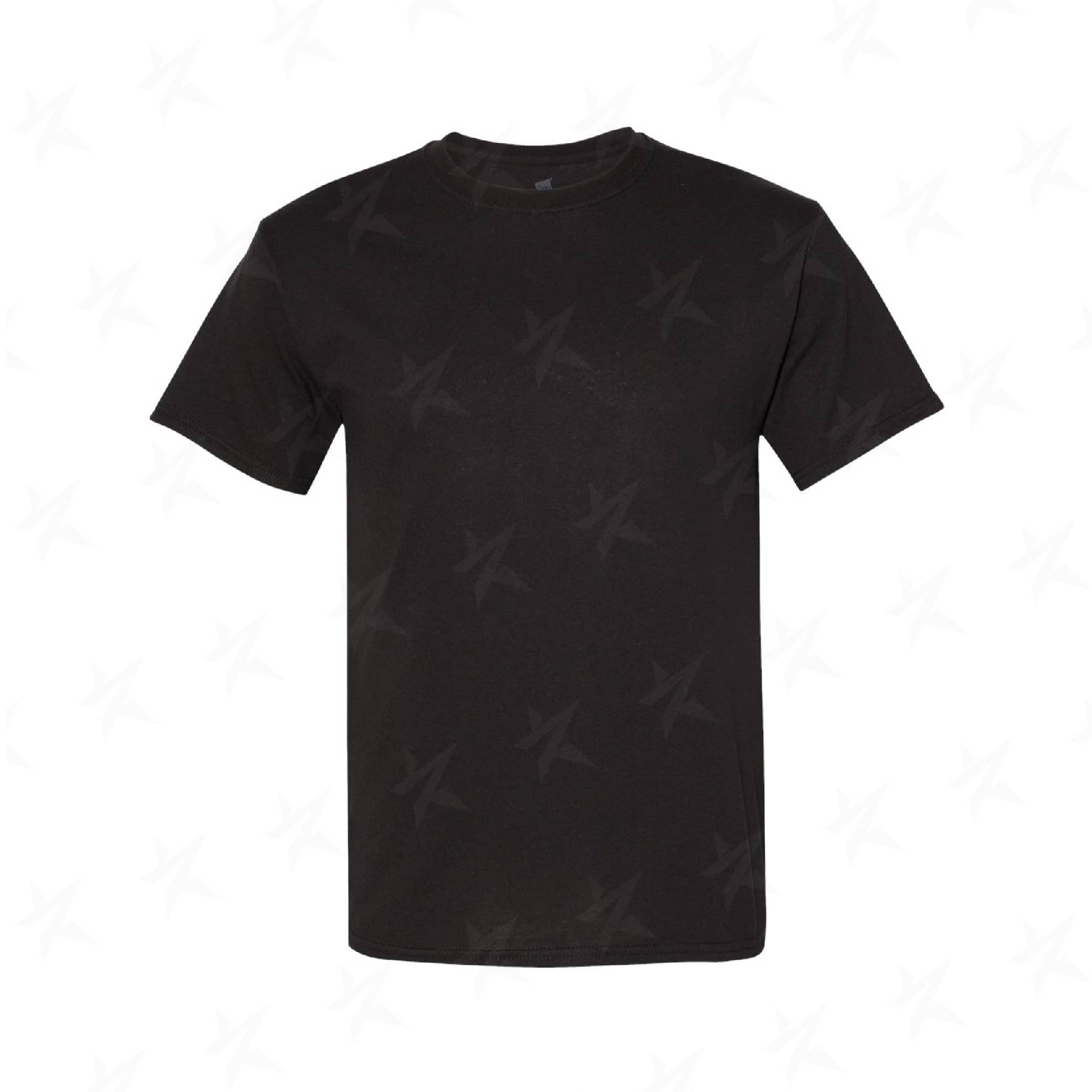 promo-hanes-ecosmart-crewneck-t-shirt-h5170-black