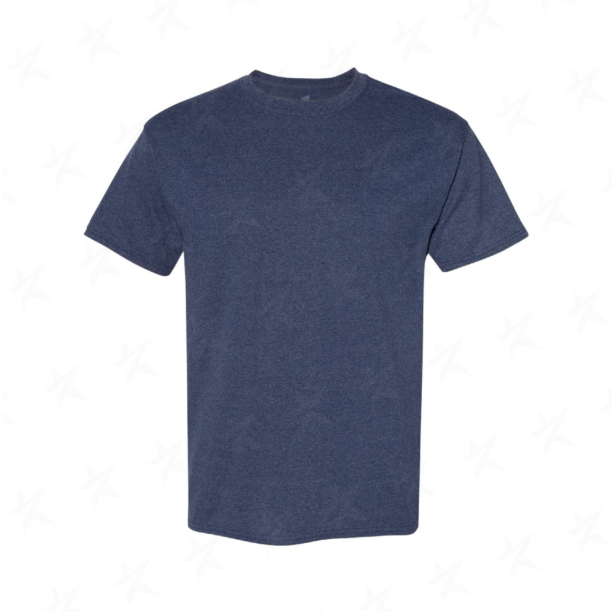 promo-hanes-ecosmart-crewneck-t-shirt-h5170-heather-navy