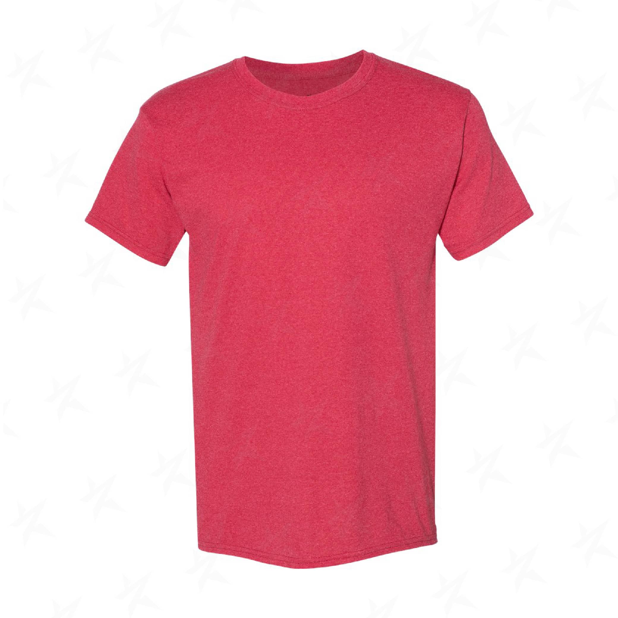 promo-hanes-ecosmart-crewneck-t-shirt-h5170-heather-red