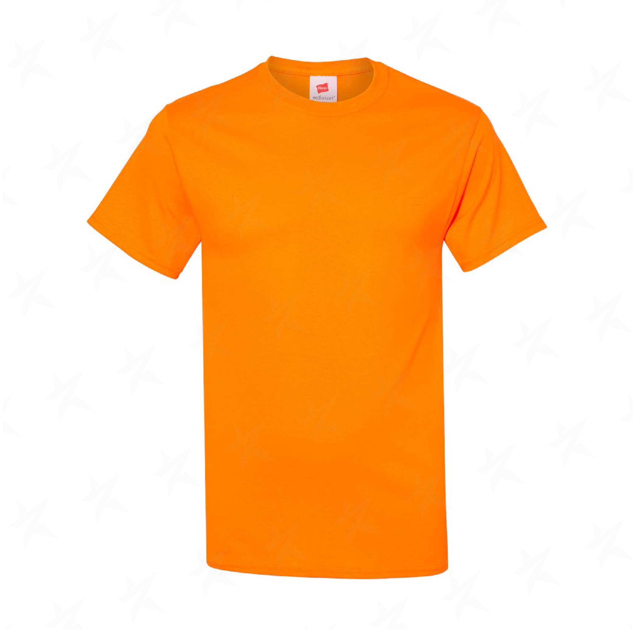 promo-hanes-ecosmart-crewneck-t-shirt-h5170-safety-orange