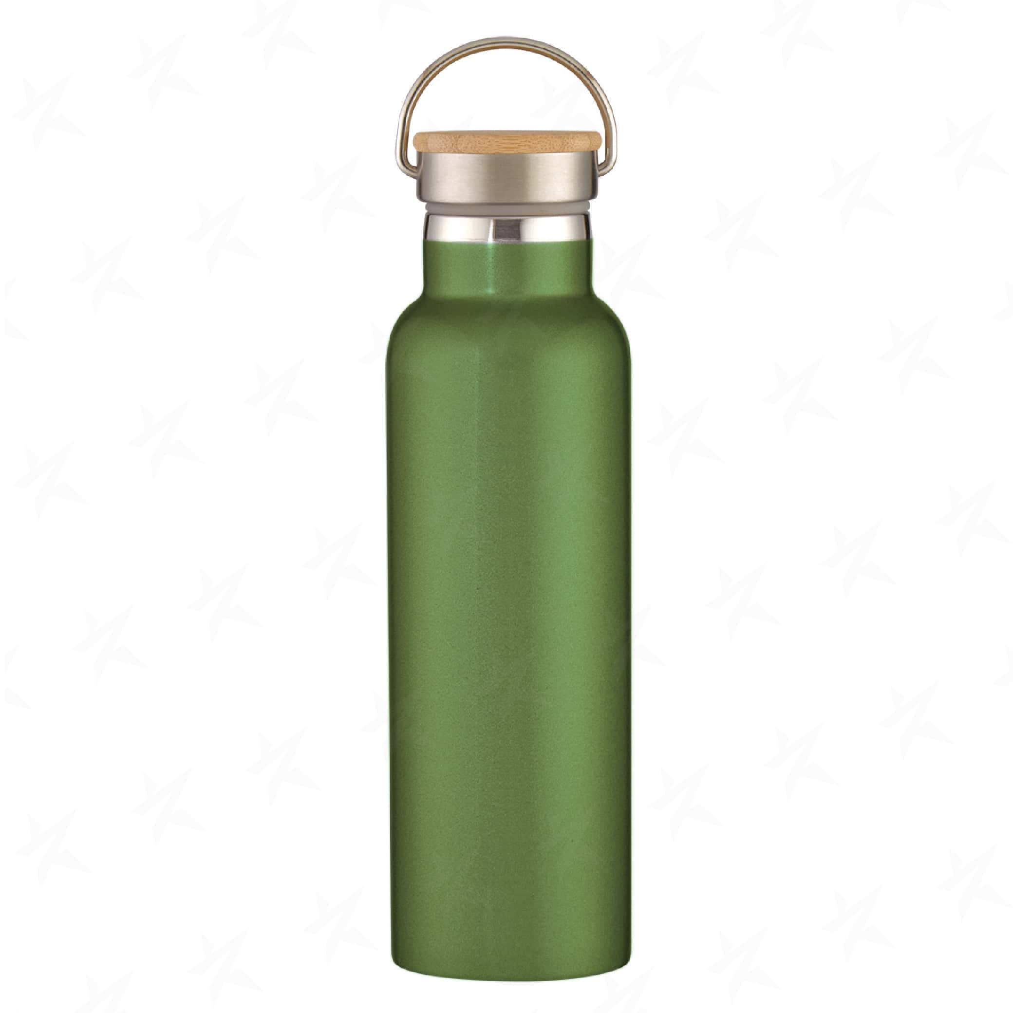 tipton-promo-steel-bottle-w-bamboo-lid-5633-green