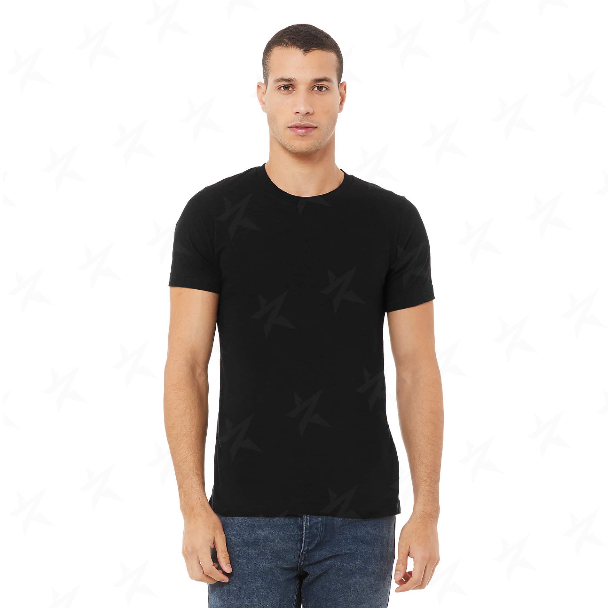 promotional-unisex-heather-cvc-t-shirt-3001cvc-black-heather