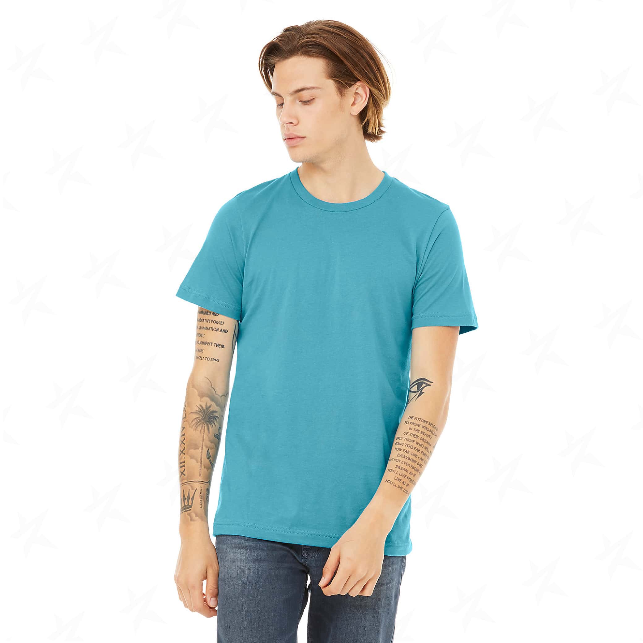 promotional-unisex-heather-cvc-t-shirt-3001cvc-heather-aqua