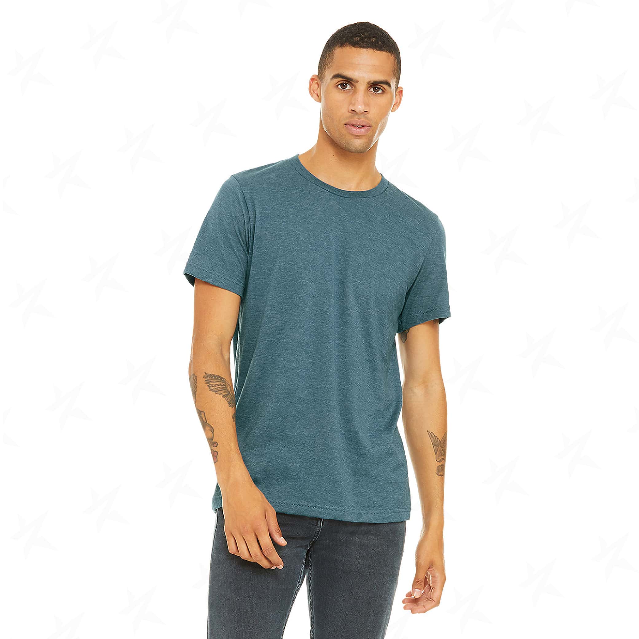 promotional-unisex-heather-cvc-t-shirt-3001cvc-heather-deep-teal