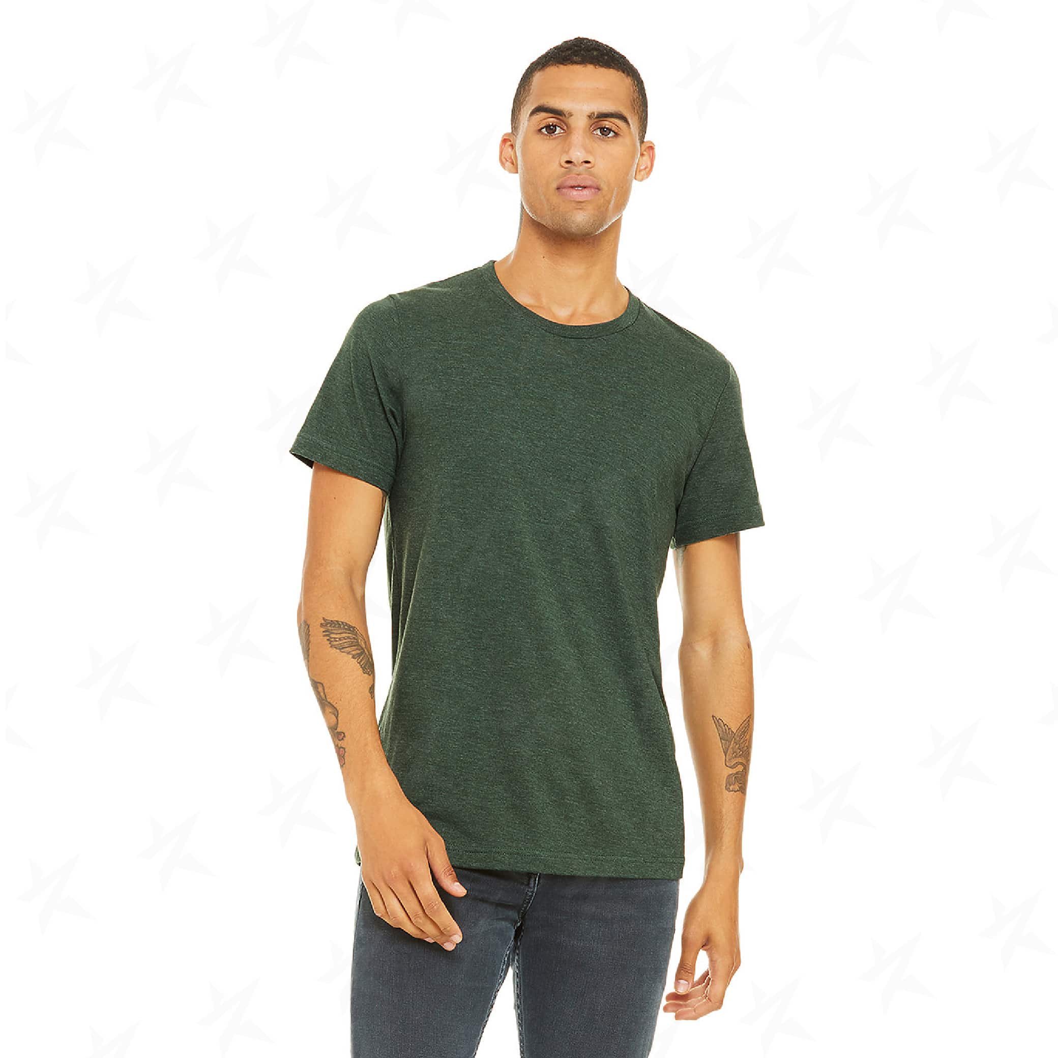 promotional-unisex-heather-cvc-t-shirt-3001cvc-heather-forest