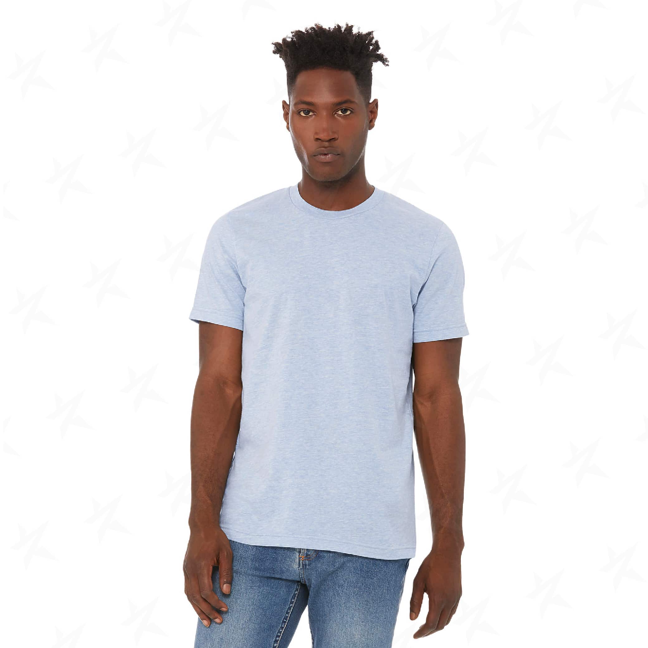 promotional-unisex-heather-cvc-t-shirt-3001cvc-heather-prism-blue