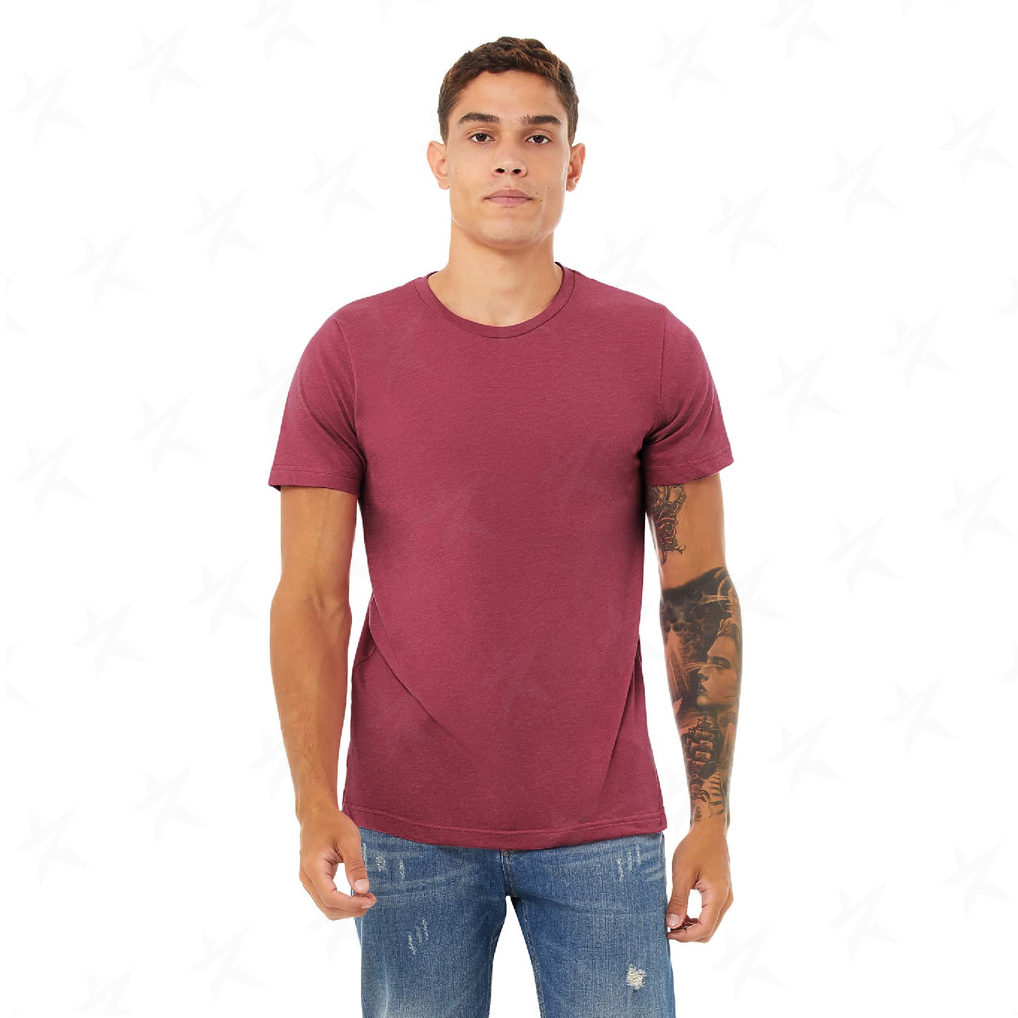 promotional-unisex-heather-cvc-t-shirt-3001cvc-heather-raspberry