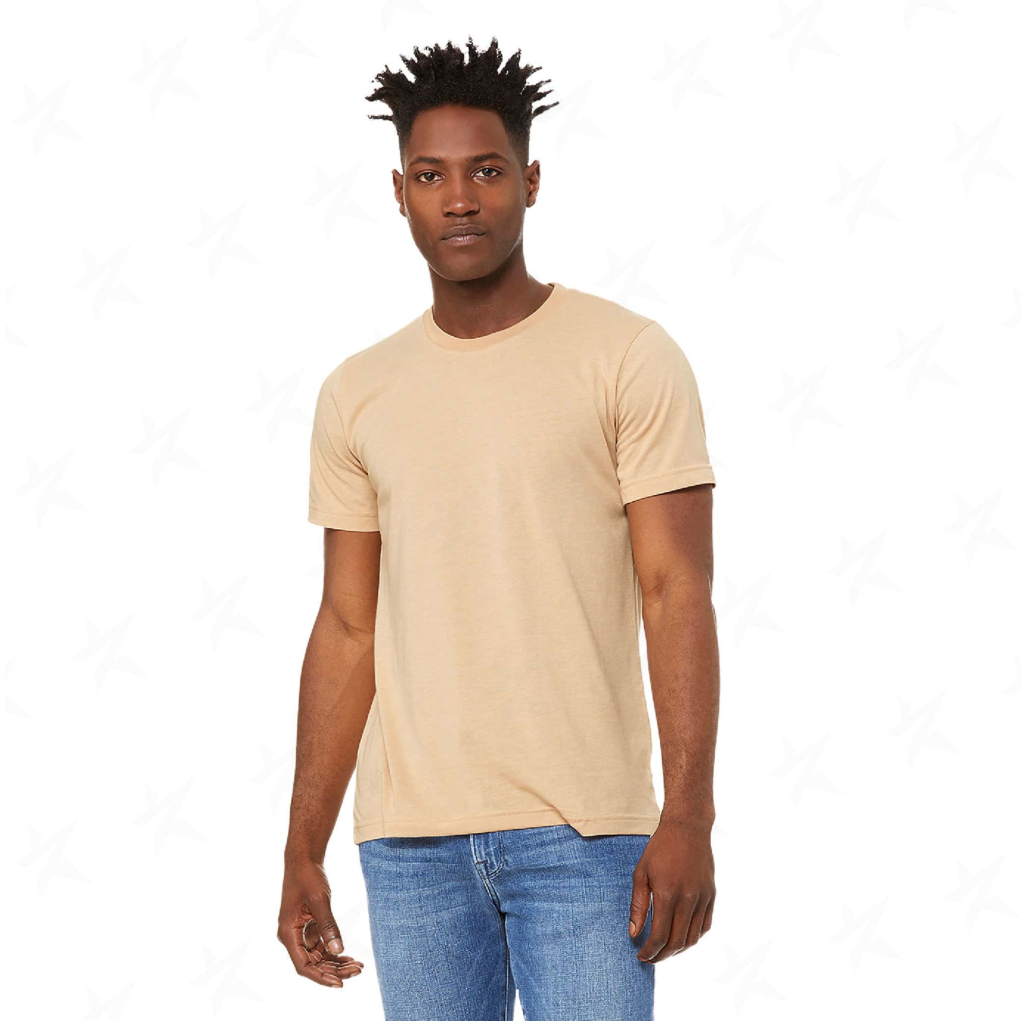 promotional-unisex-heather-cvc-t-shirt-3001cvc-heather-sand-dune
