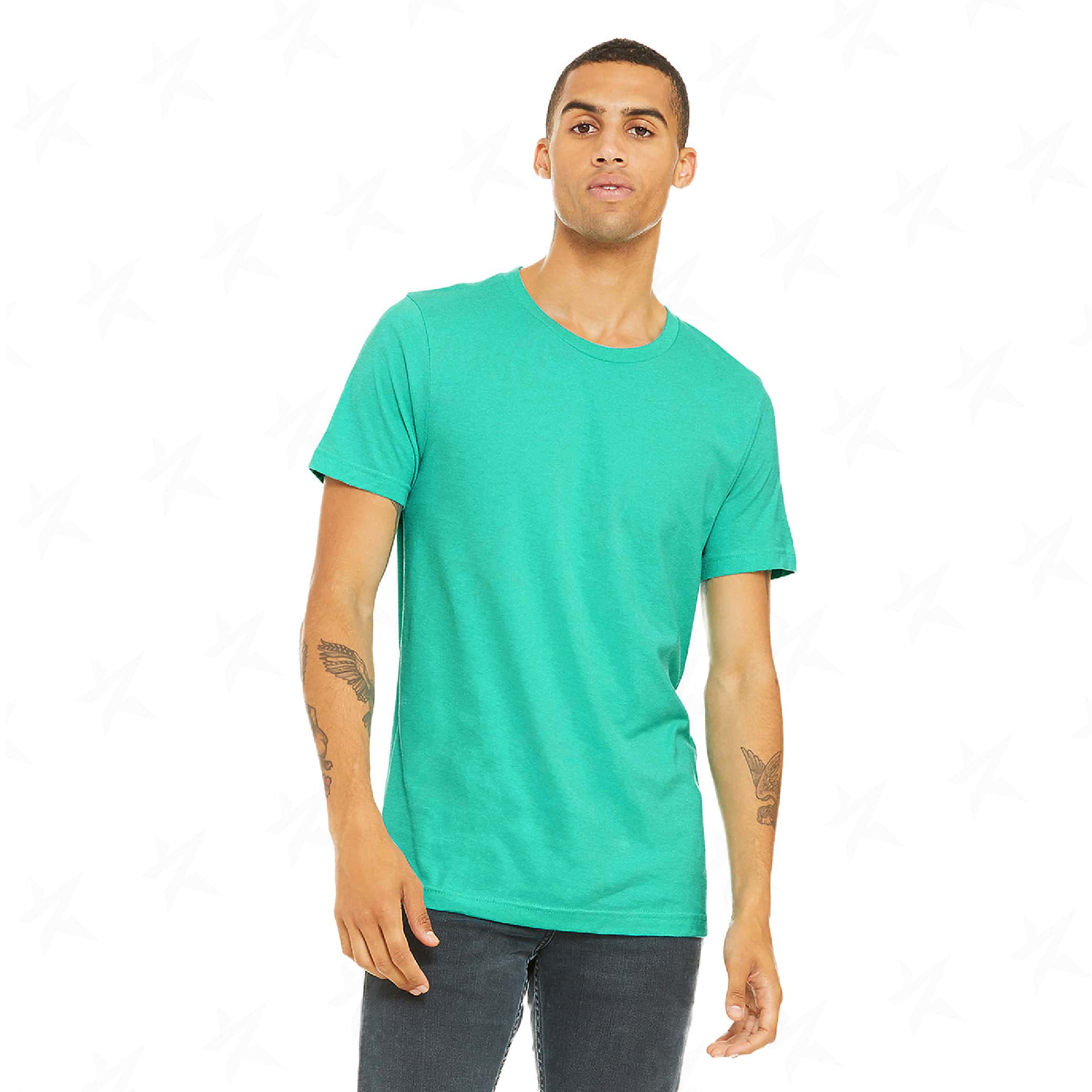 promotional-unisex-heather-cvc-t-shirt-3001cvc-heather-sea-green