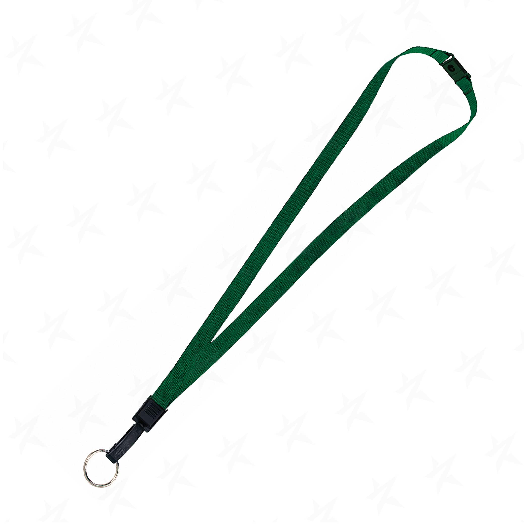 personalized-5-8-woven-neck-lanyard-nh318-green