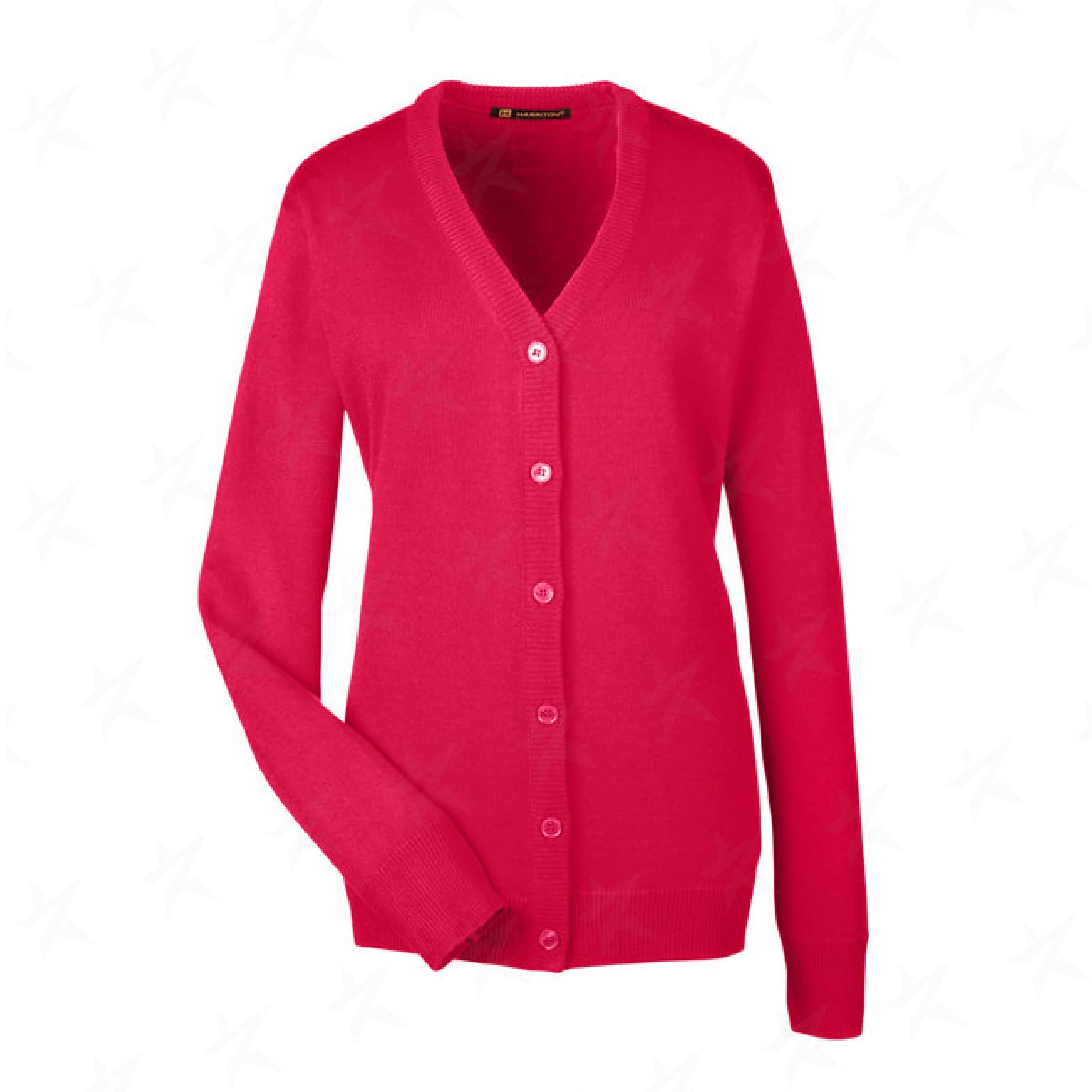 decorated-ladies-cardigan-sweater-M425W-red