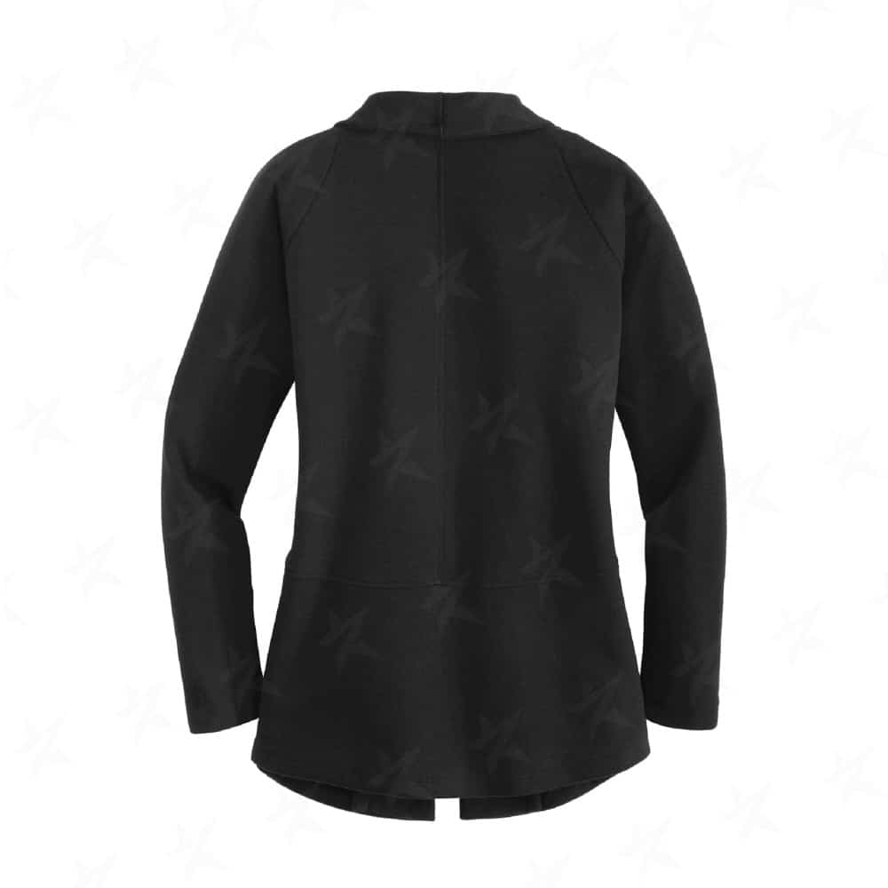 personalized-ladies-interlock-cardigan-L807-Deep-Black-back