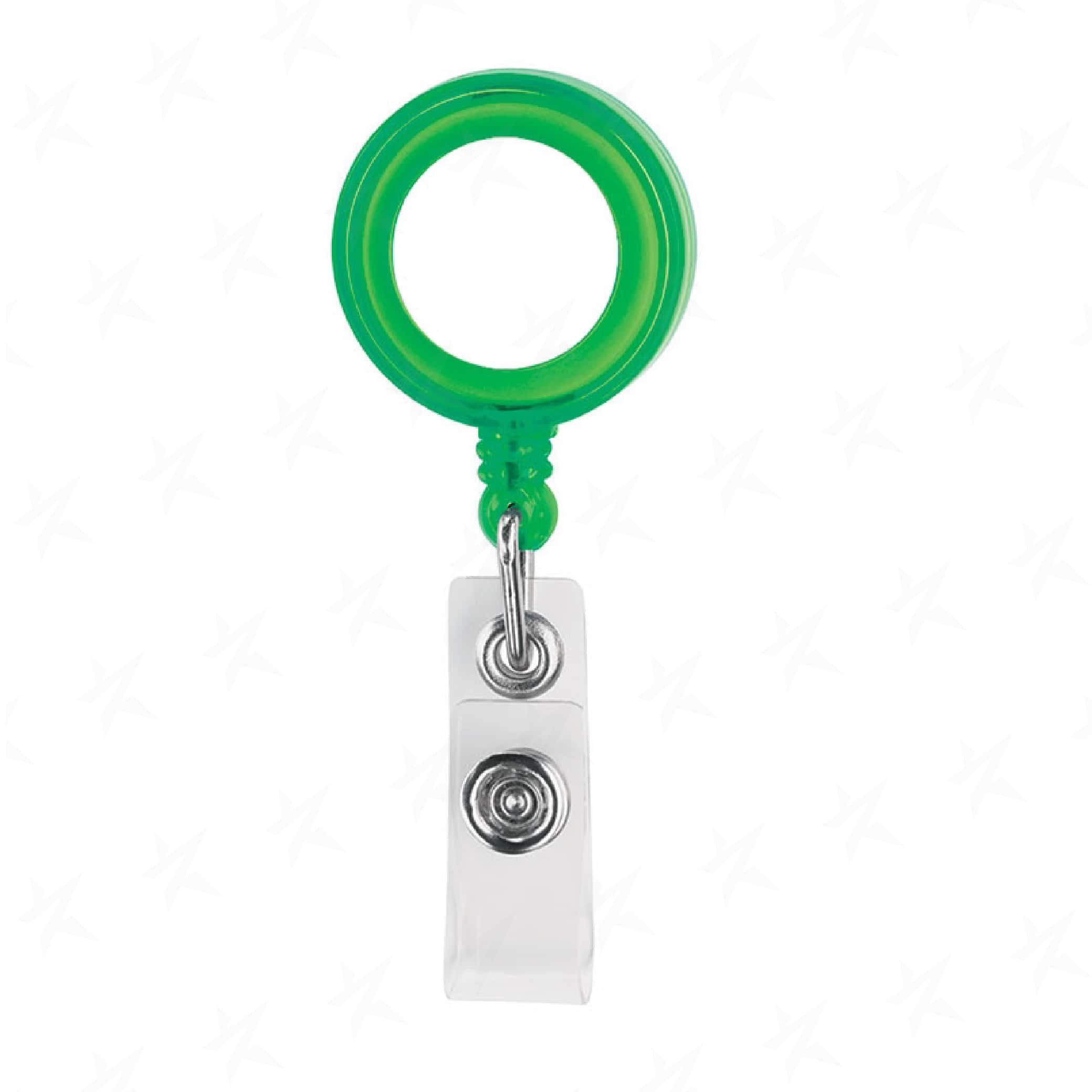 custom-delfino-badge-holder-w-croc-clip-vl3100-green
