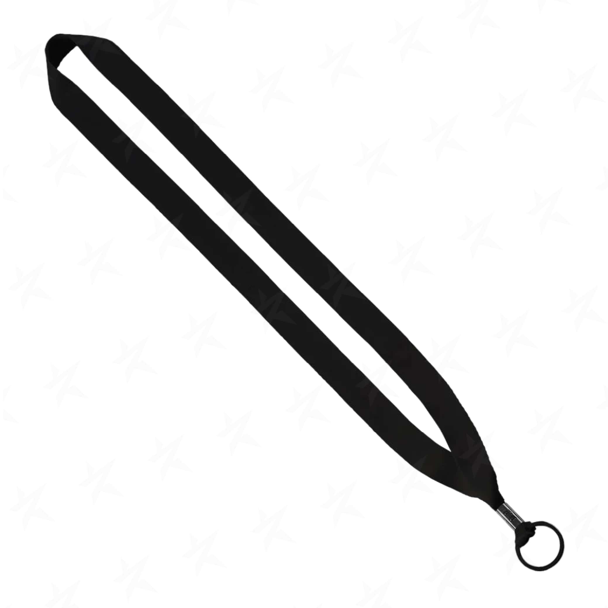 custom-3-4-poly-lanyard-w-metal-crimp-lp34m-black