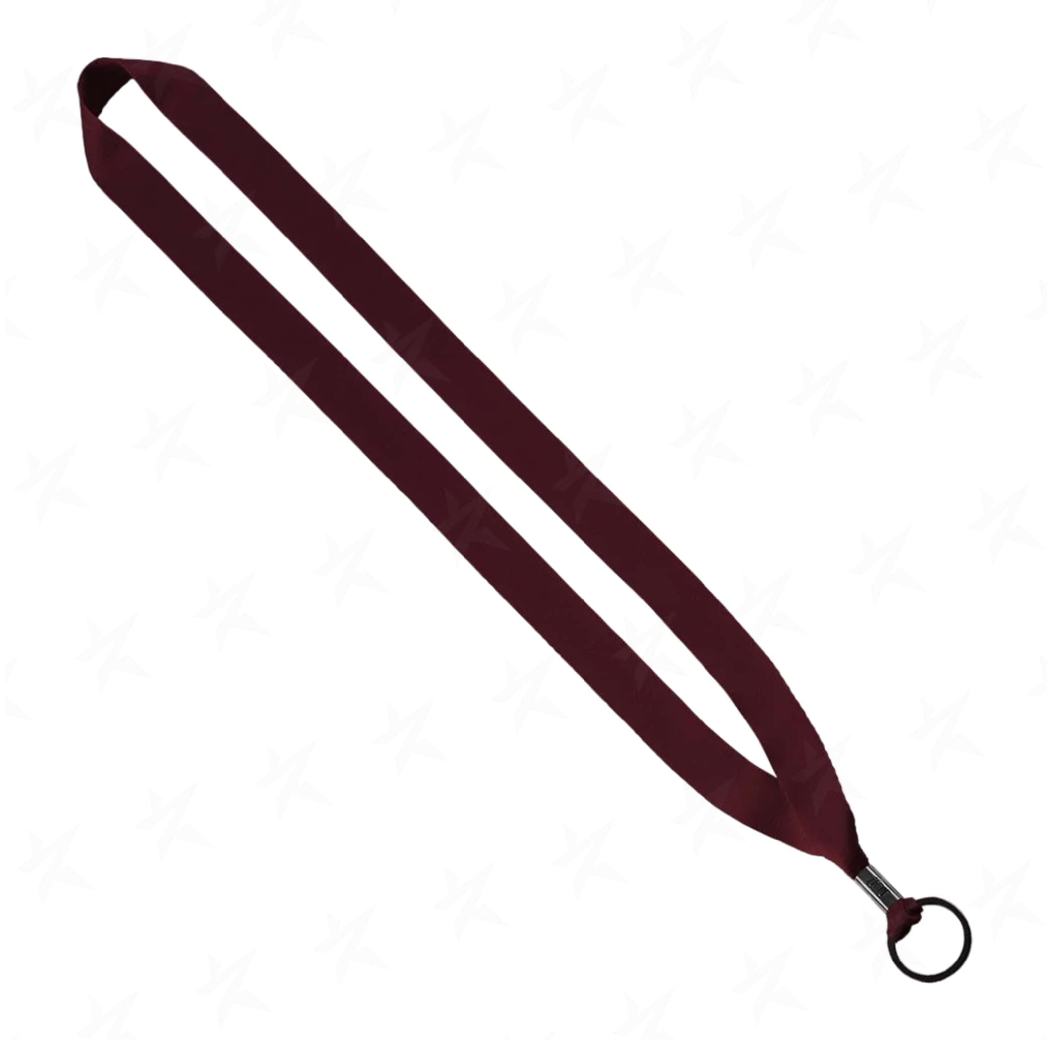 custom-3-4-poly-lanyard-w-metal-crimp-lp34m-burgundy