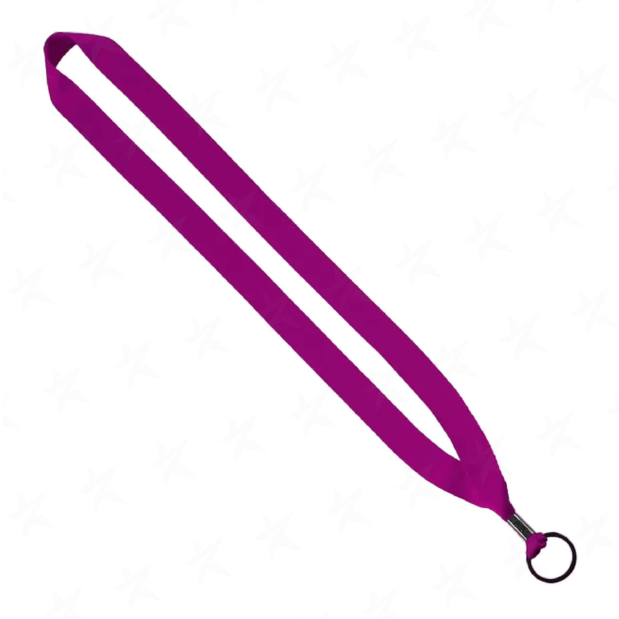 custom-3-4-poly-lanyard-w-metal-crimp-lp34m-hot-pink