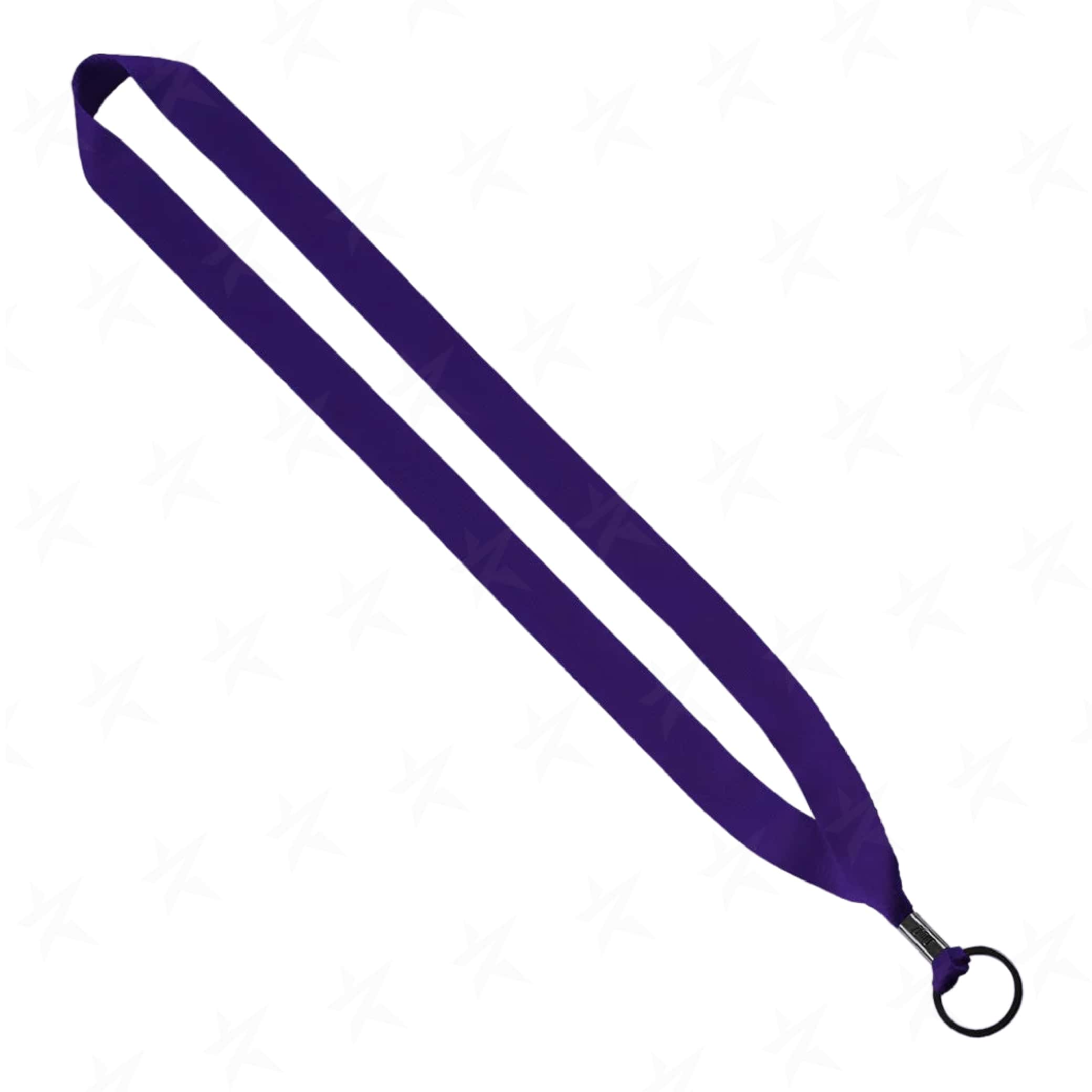 custom-3-4-poly-lanyard-w-metal-crimp-lp34m-purple