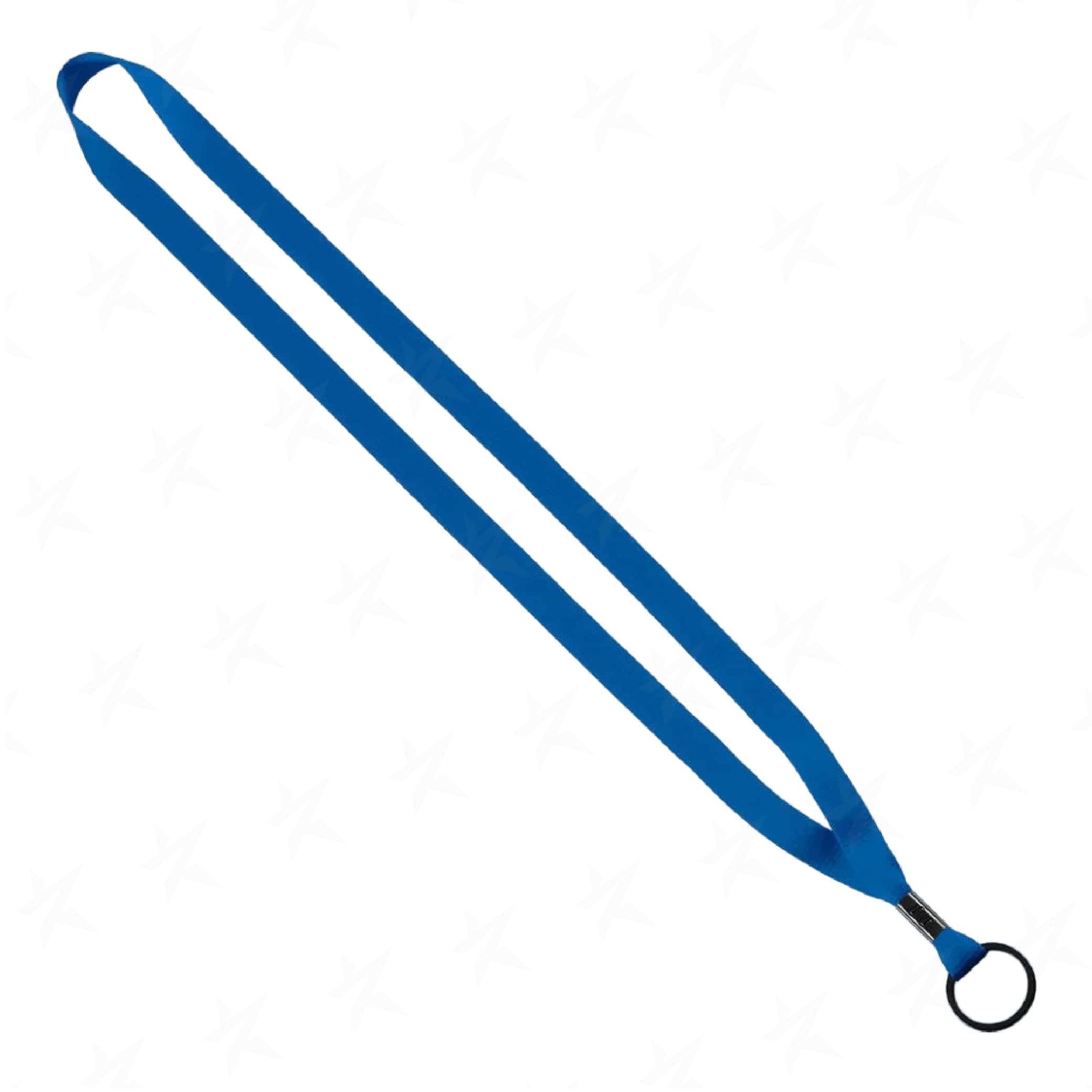 promo-1-2-lanyard-w-crimp-and-split-ring-lp12m-electric-blue
