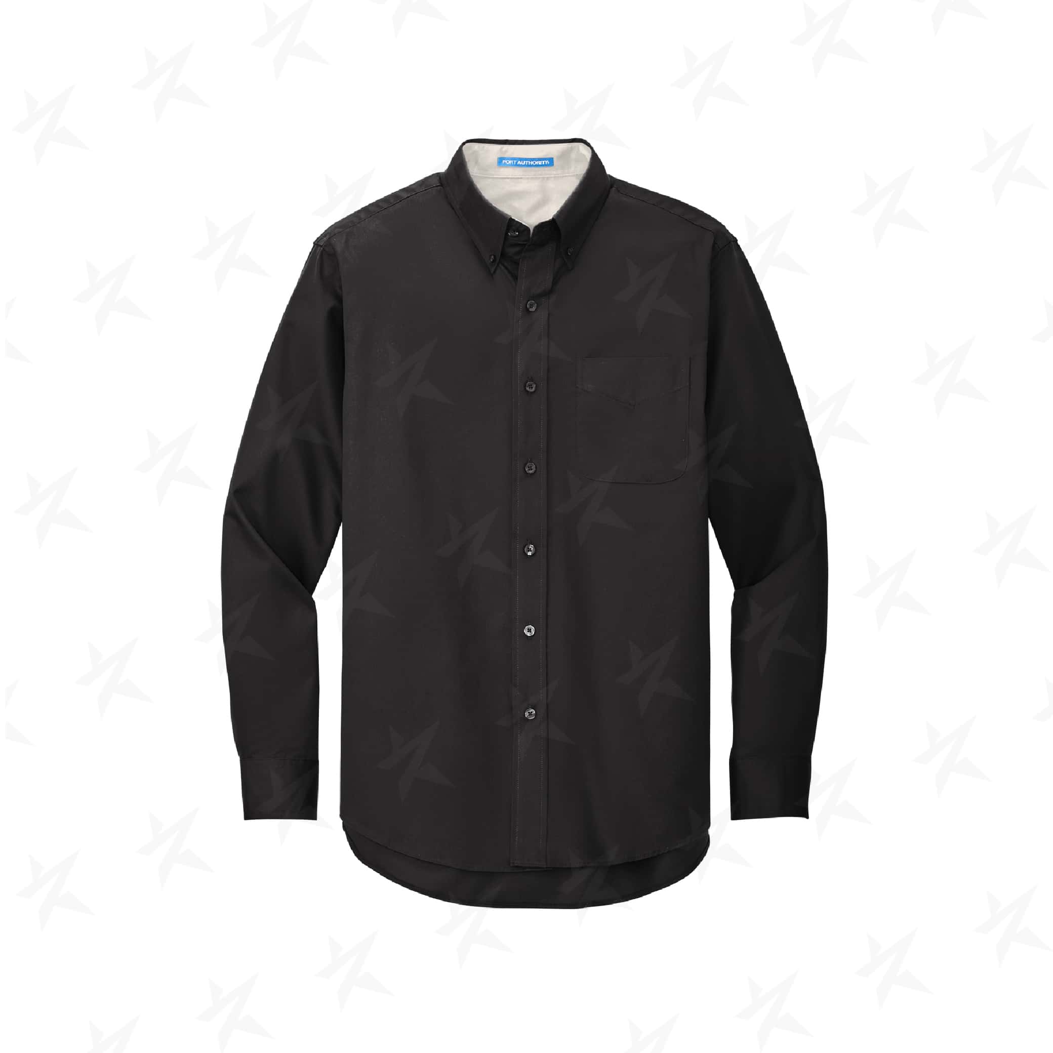 advertising-long-sleeve-easy-care-shirt-black
