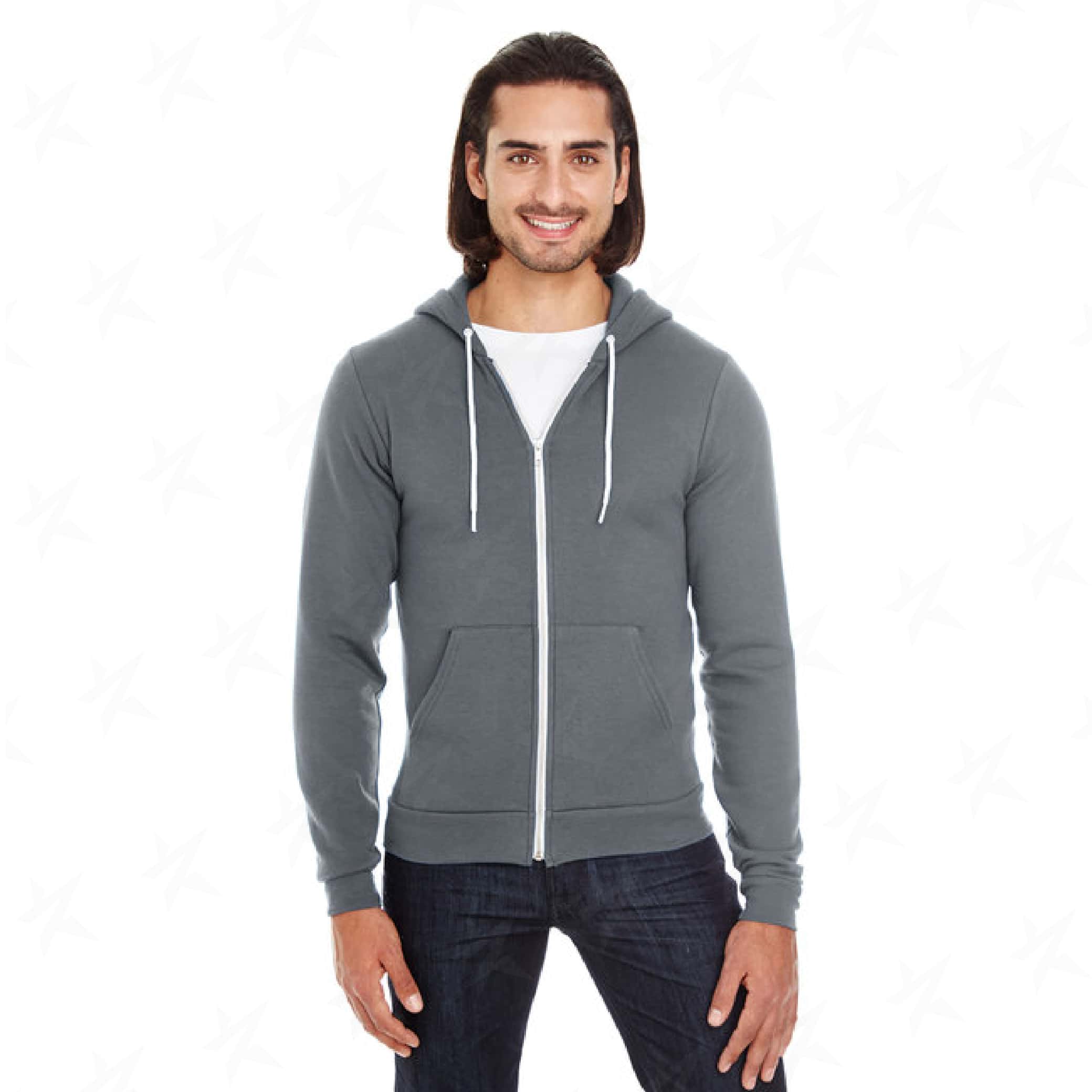 decorated-unisex-flex-fleece-zip-hoodie-F497W-asphalt