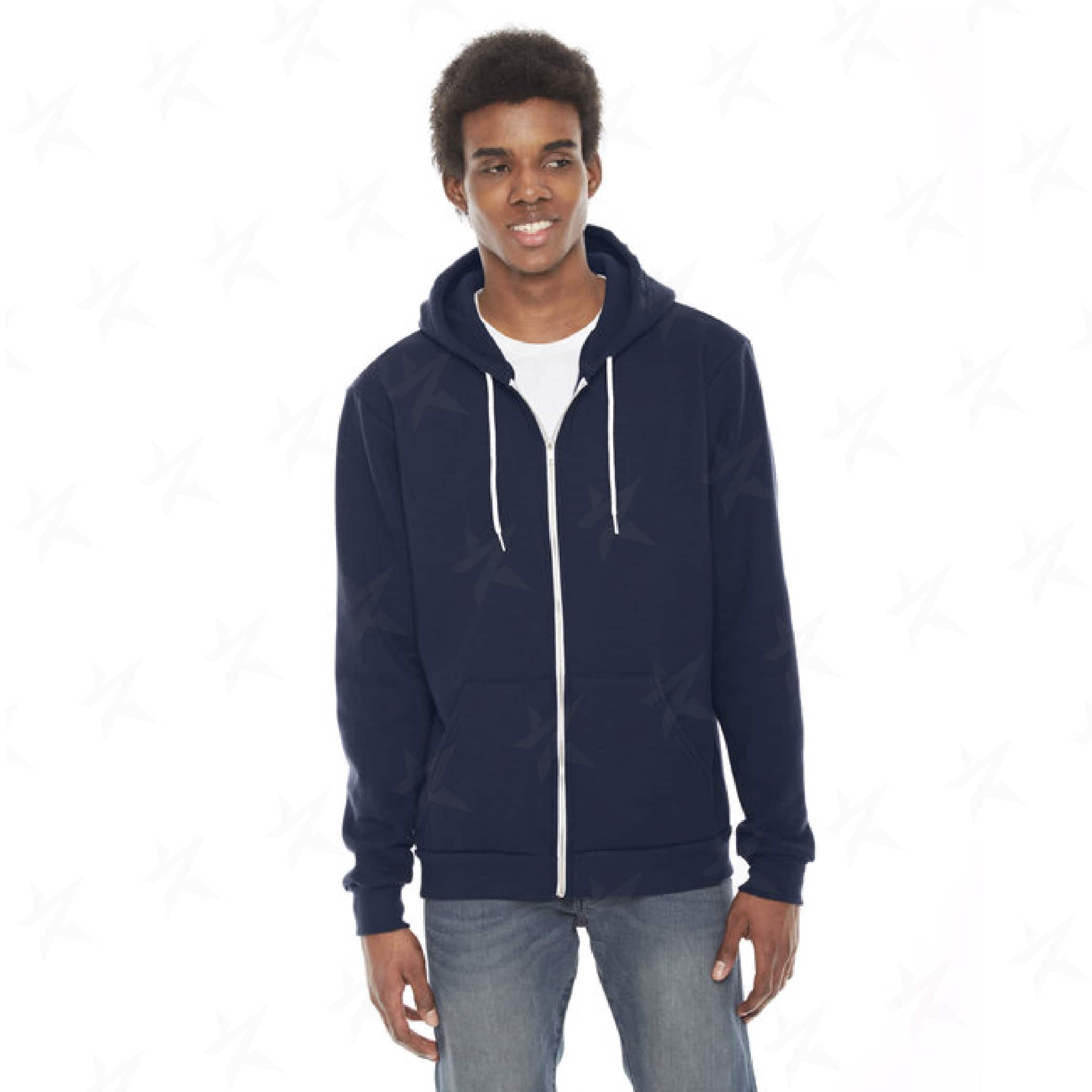 decorated-unisex-flex-fleece-zip-hoodie-F497W-navy