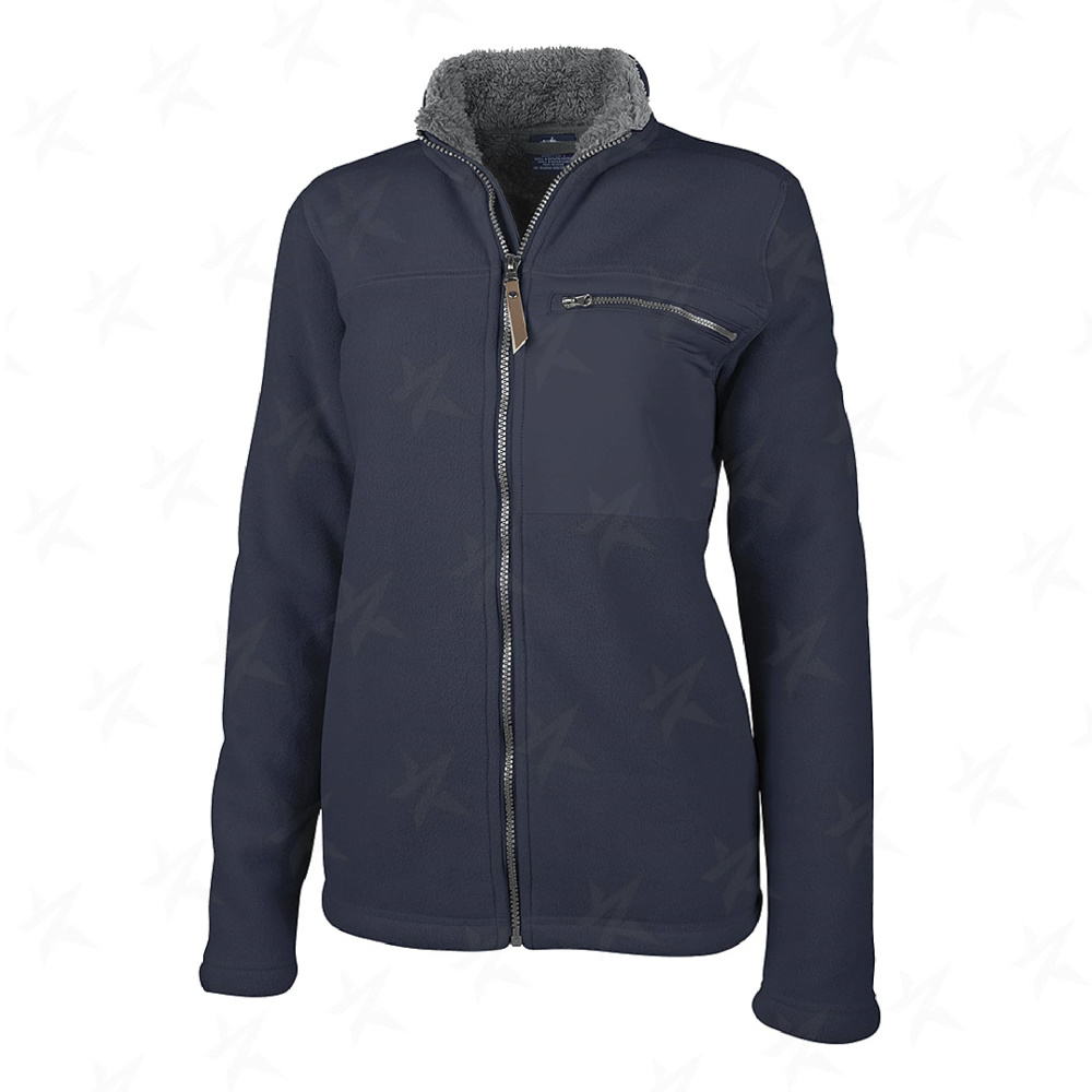 printed-womens-jamestown-fleece-jacket-5973-Navy