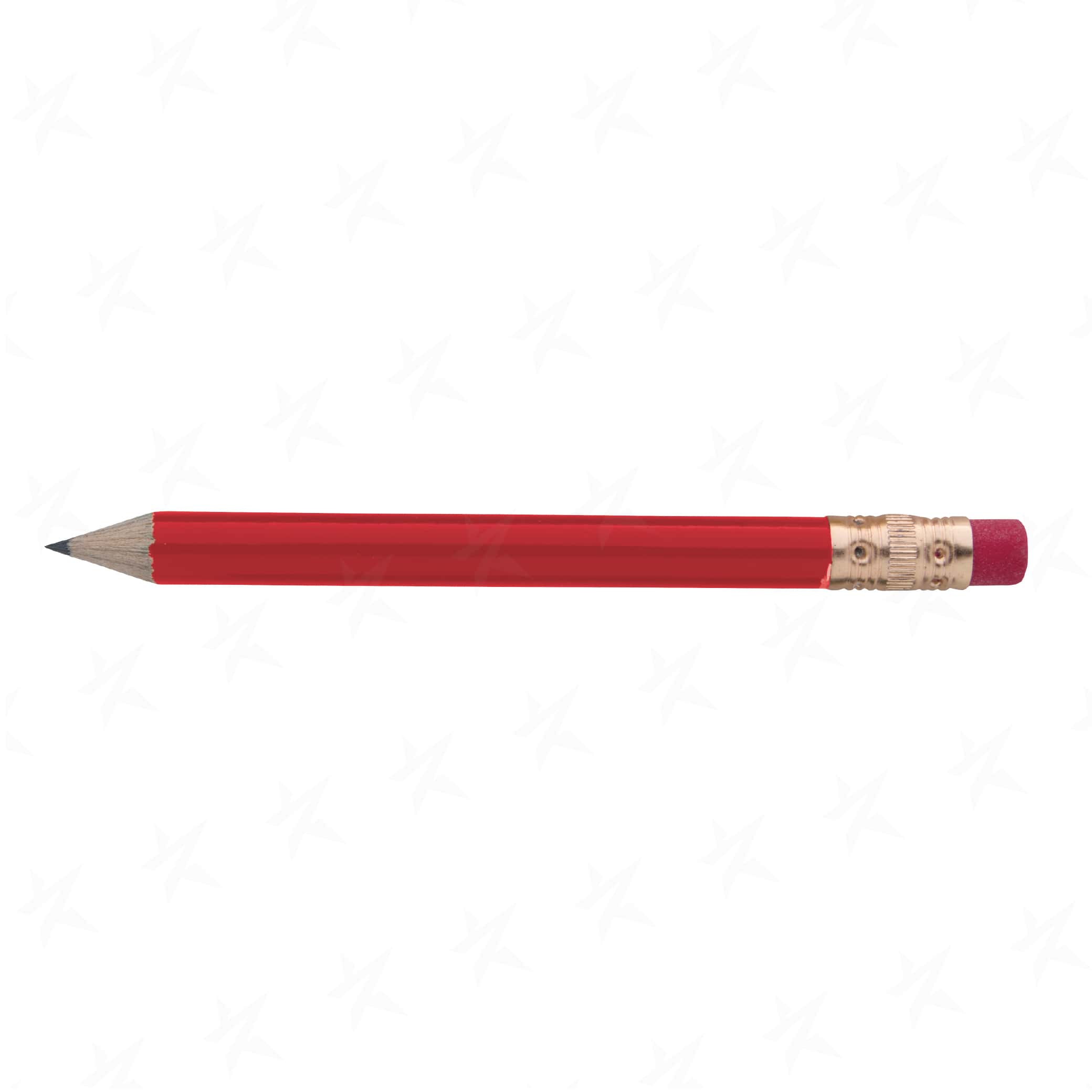 logo-round-golf-pencil-with-eraser-62512-red