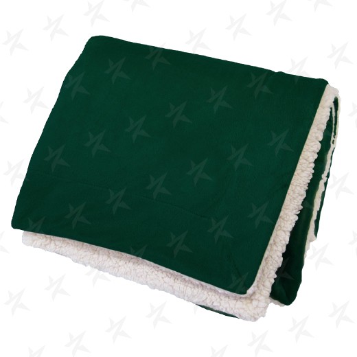 blank-sherpa-blanket-BSL-BLANK-green