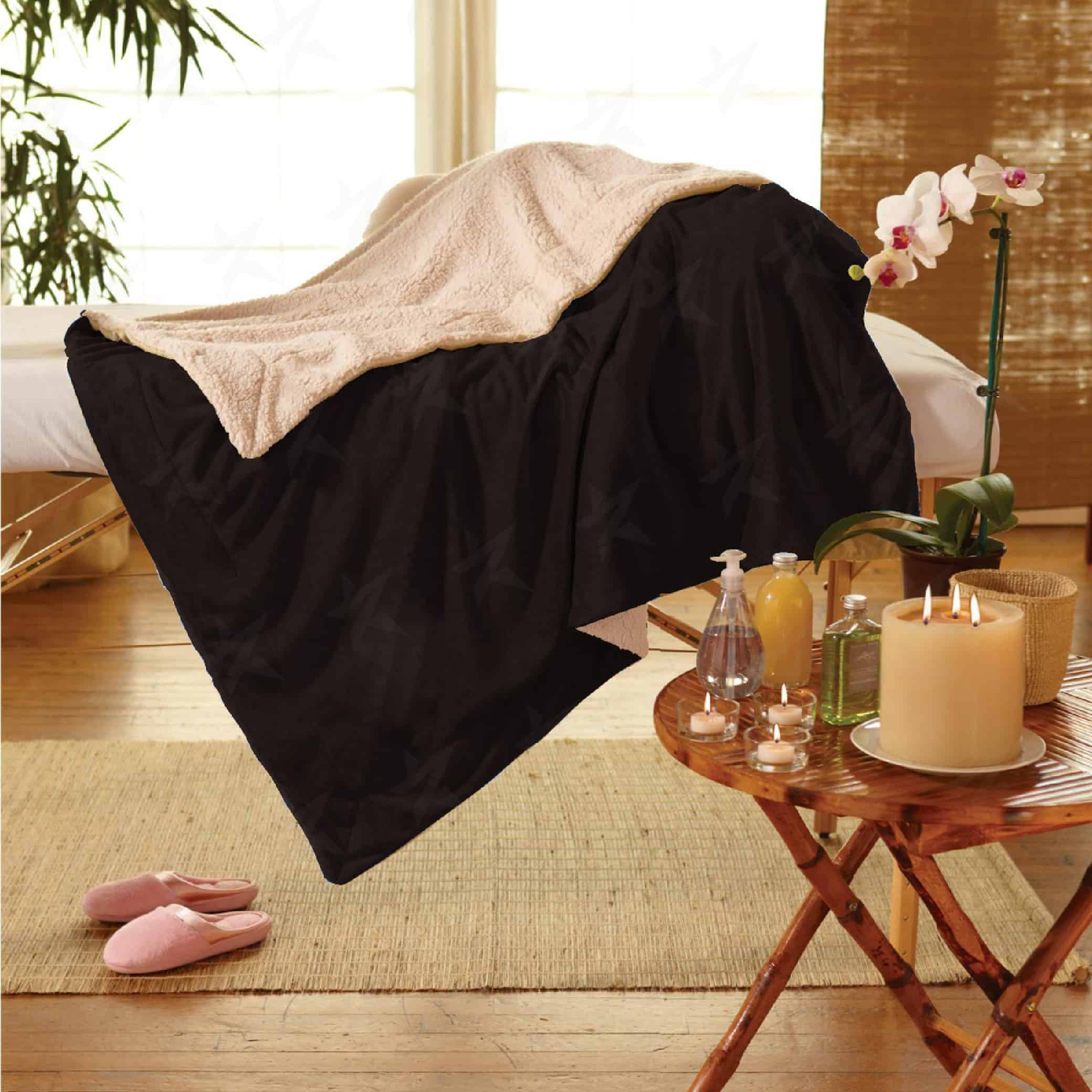super-soft-micro-mink-sherpa-blanket-BG8000-black