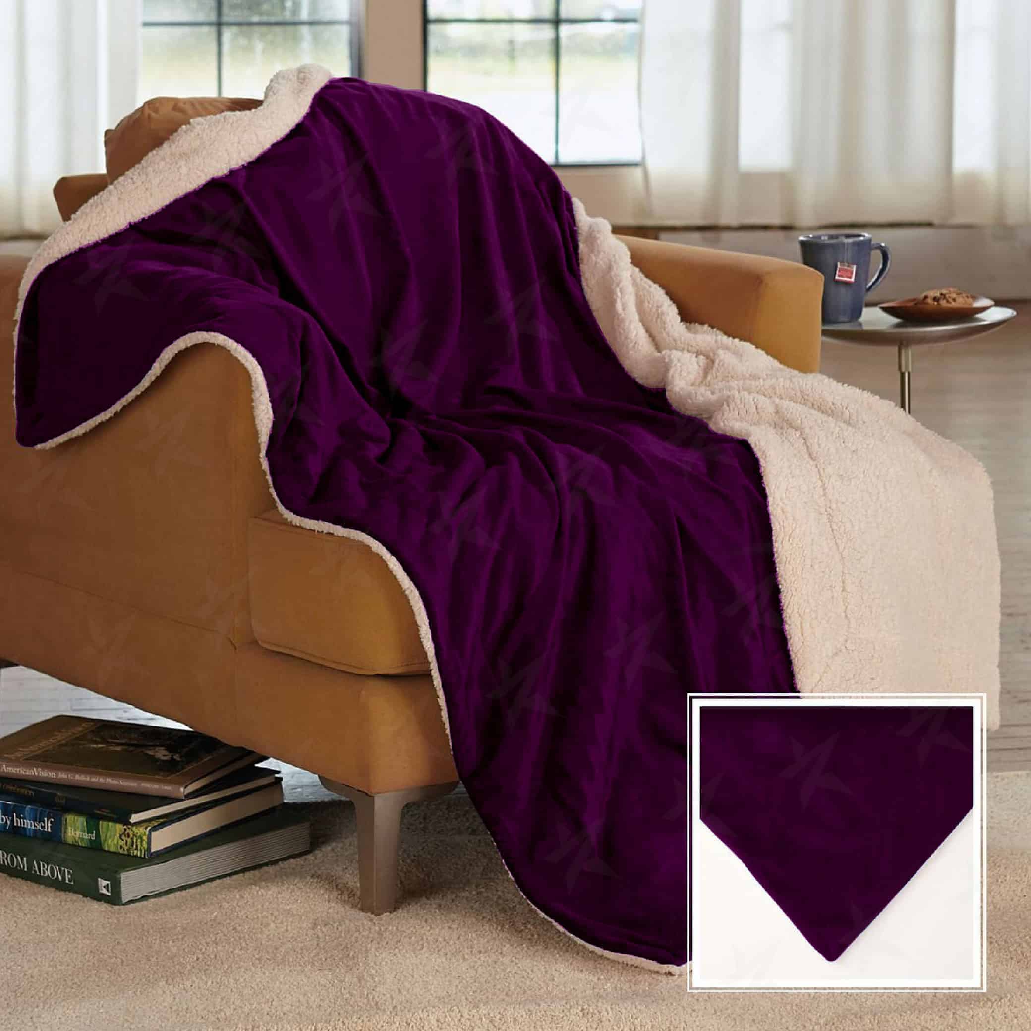 super-soft-micro-mink-sherpa-blanket-BG8000-plum