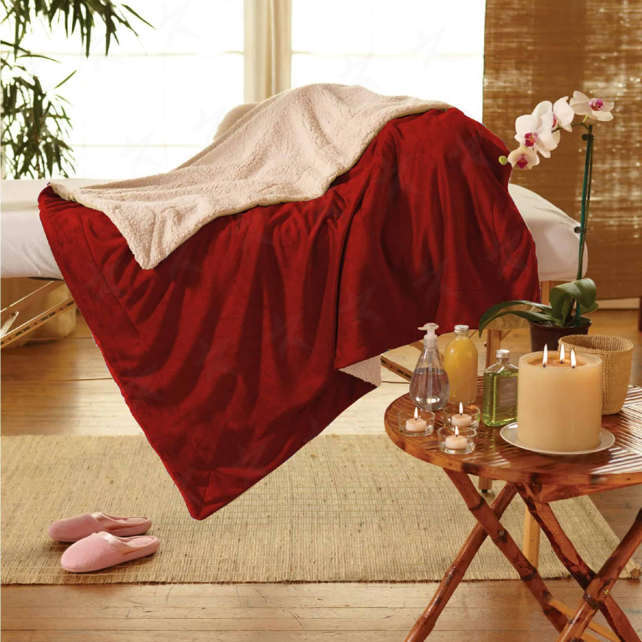 super-soft-micro-mink-sherpa-blanket-BG8000-red