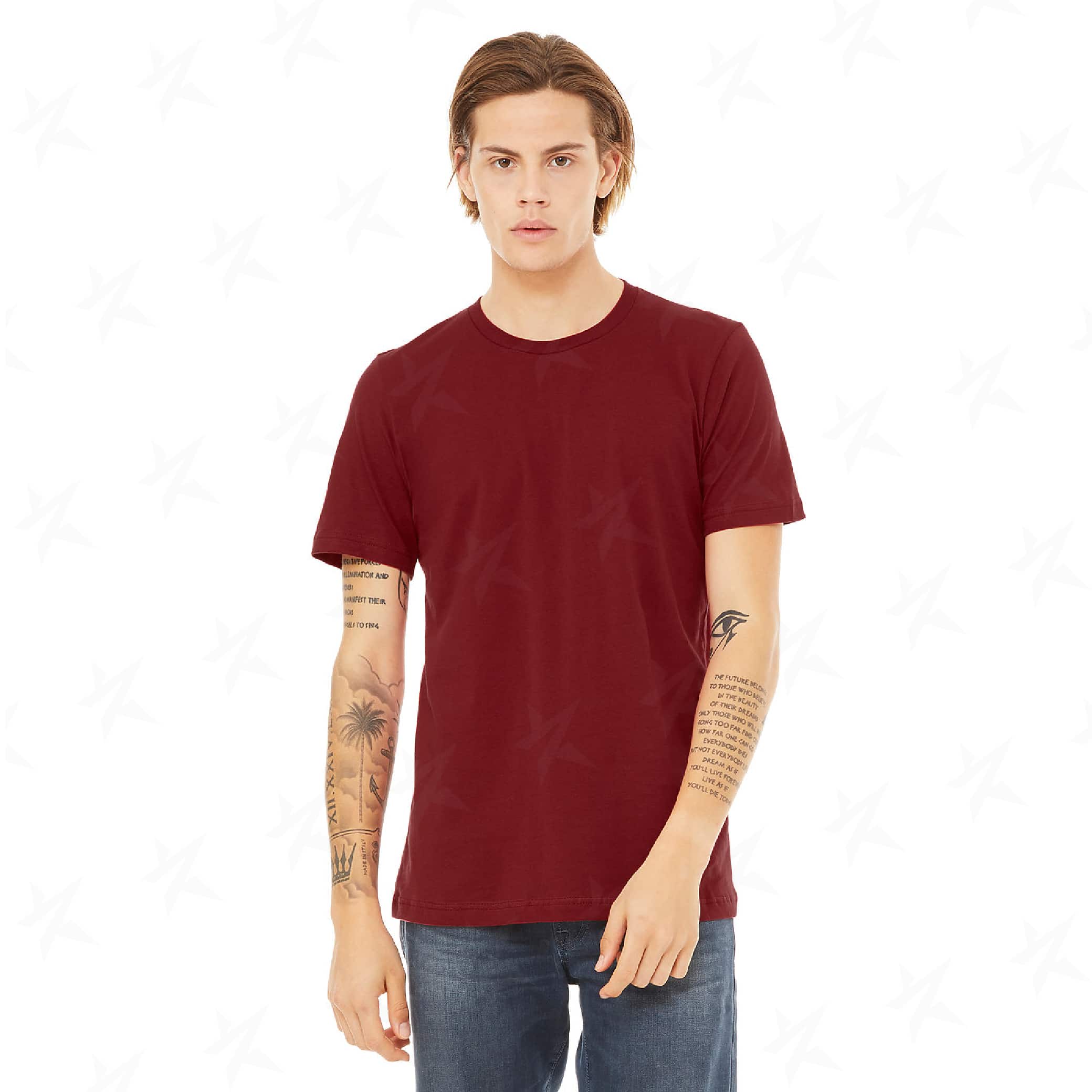 custom-bella-canvas-unisex-t-shirt-3001c-cardinal