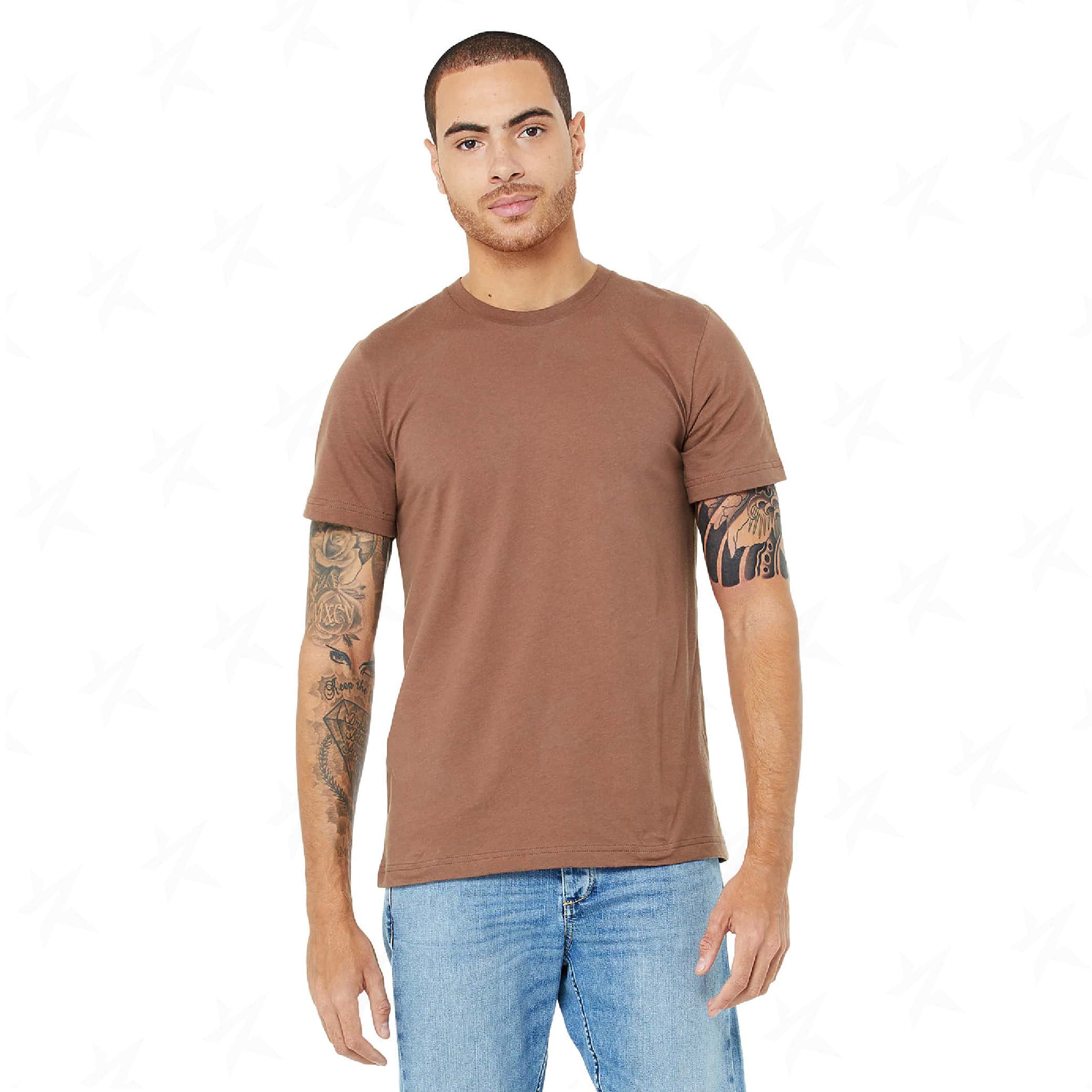 custom-bella-canvas-unisex-t-shirt-3001c-chestnut