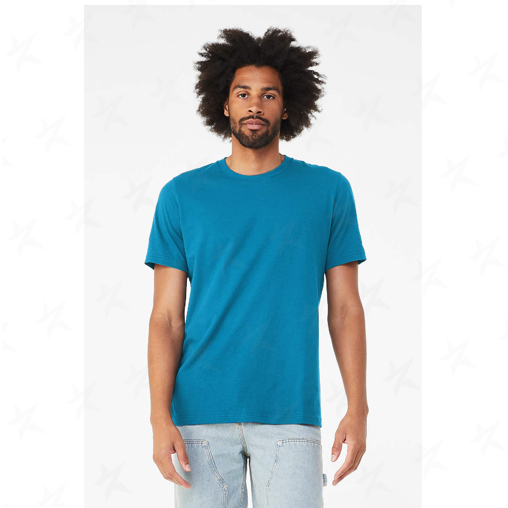 custom-bella-canvas-unisex-t-shirt-3001c-electric-blue