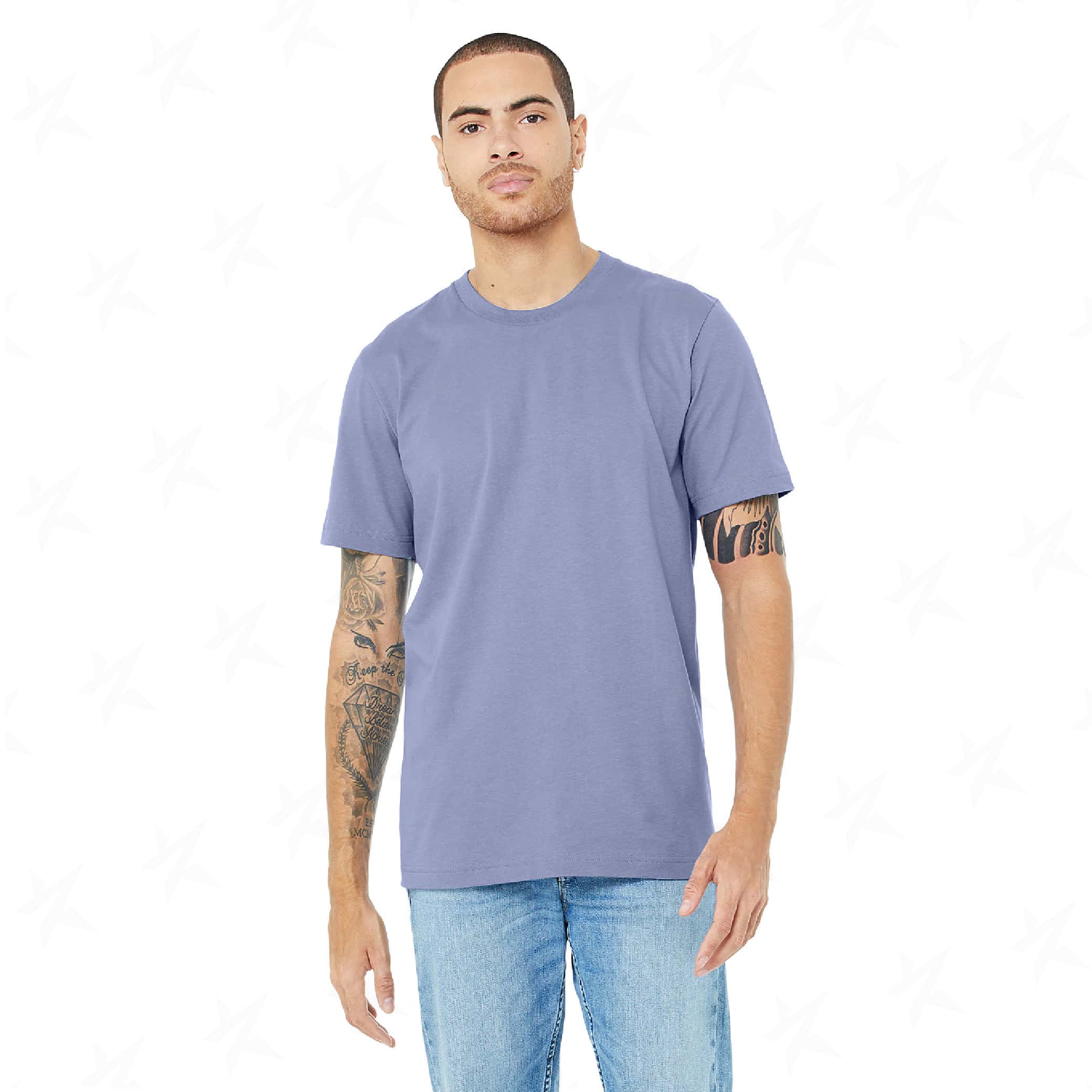 custom-bella-canvas-unisex-t-shirt-3001c-lavender-blue