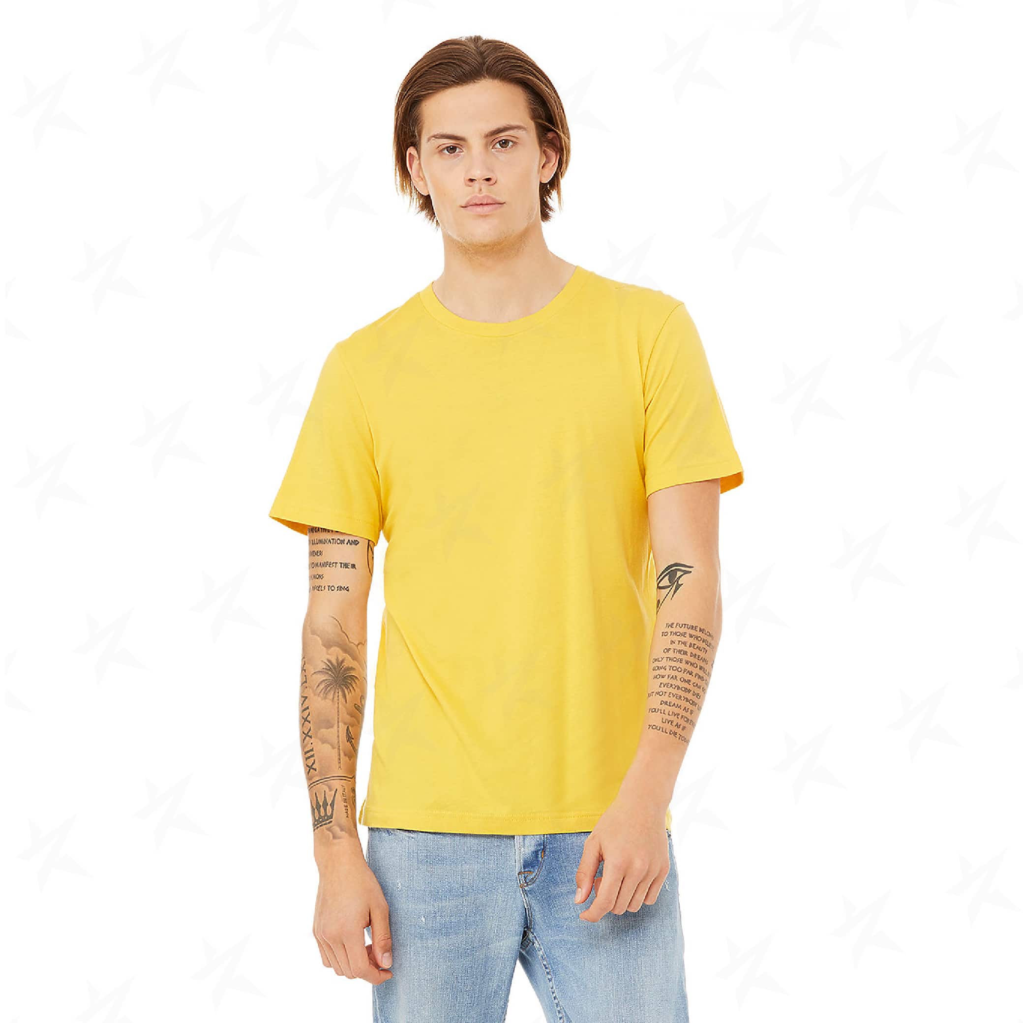 custom-bella-canvas-unisex-t-shirt-3001c-maize-yellow