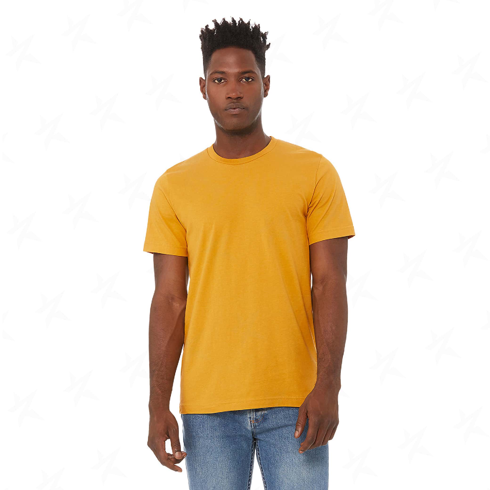 custom-bella-canvas-unisex-t-shirt-3001c-mustard