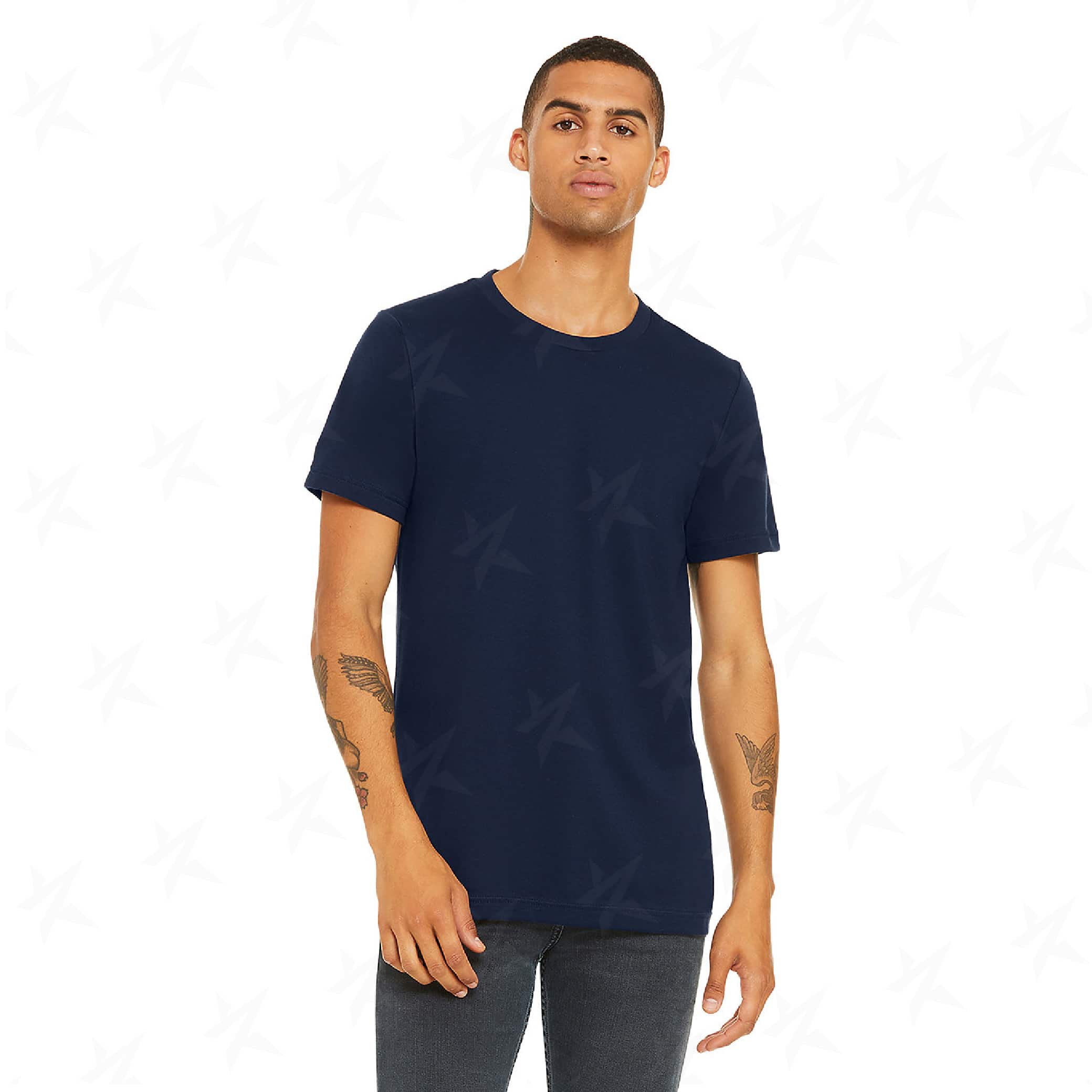 custom-bella-canvas-unisex-t-shirt-3001c-navy
