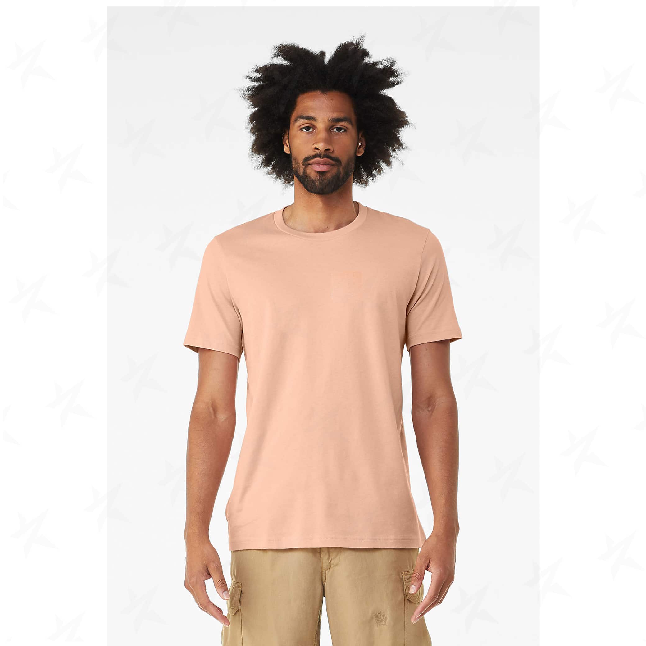 custom-bella-canvas-unisex-t-shirt-3001c-peach