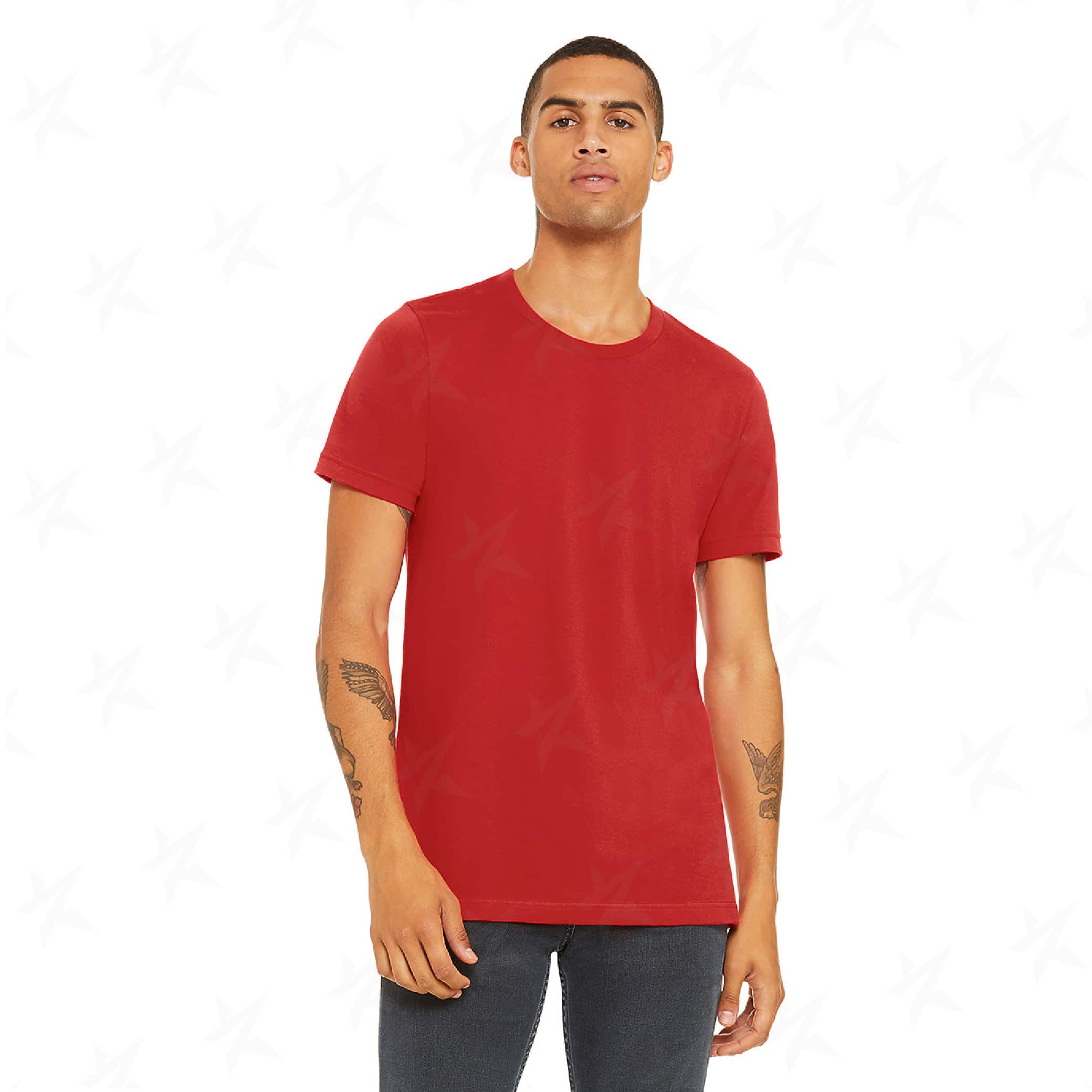 custom-bella-canvas-unisex-t-shirt-3001c-red