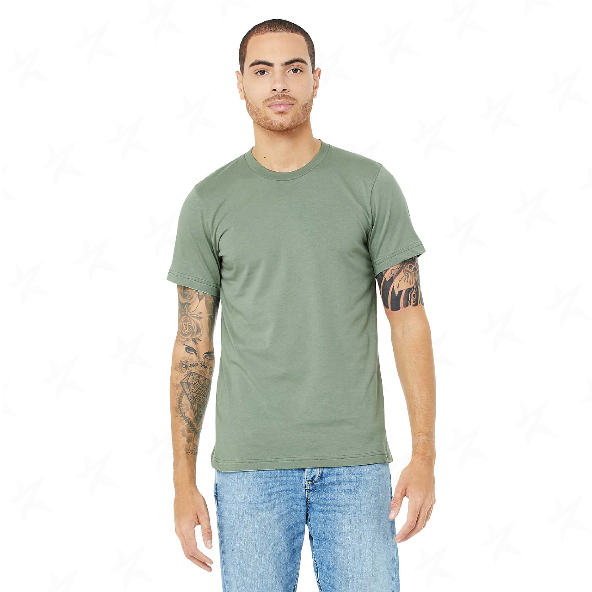 custom-bella-canvas-unisex-t-shirt-3001c-sage