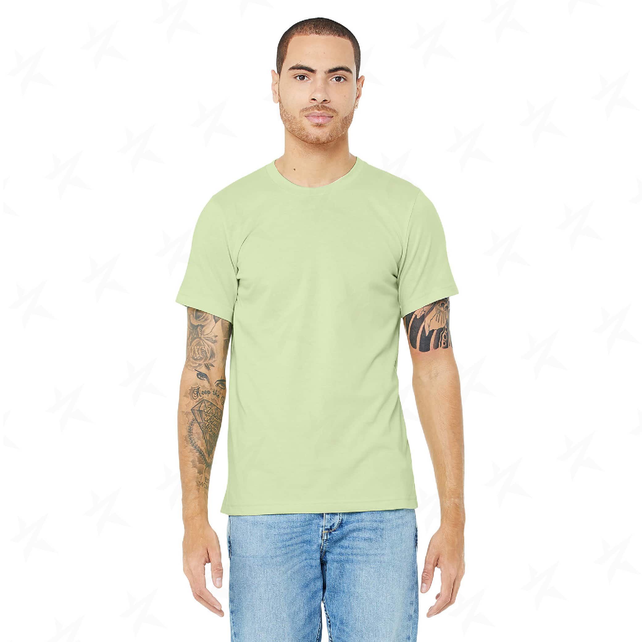 custom-bella-canvas-unisex-t-shirt-3001c-spring-green