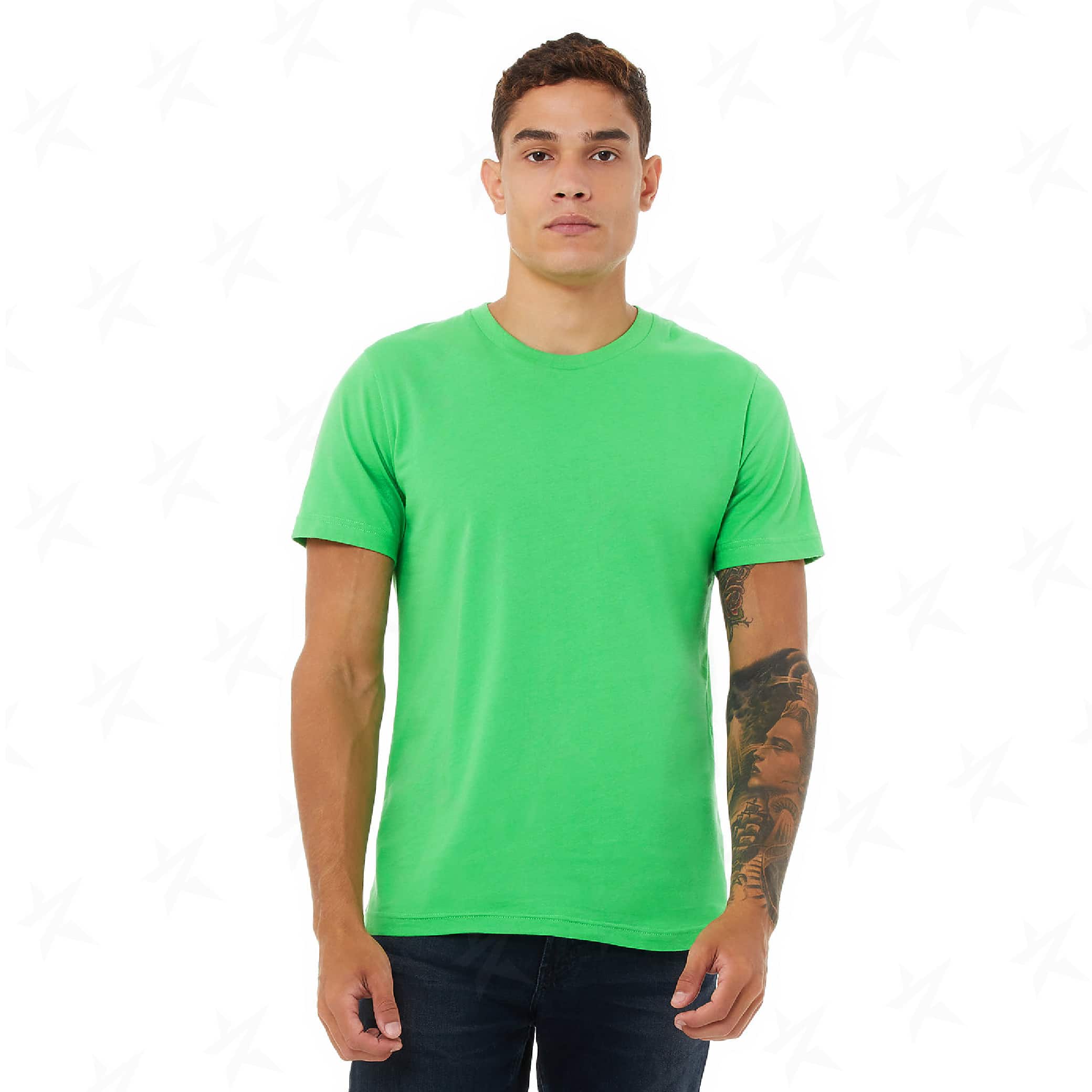 custom-bella-canvas-unisex-t-shirt-3001c-synthetic-green