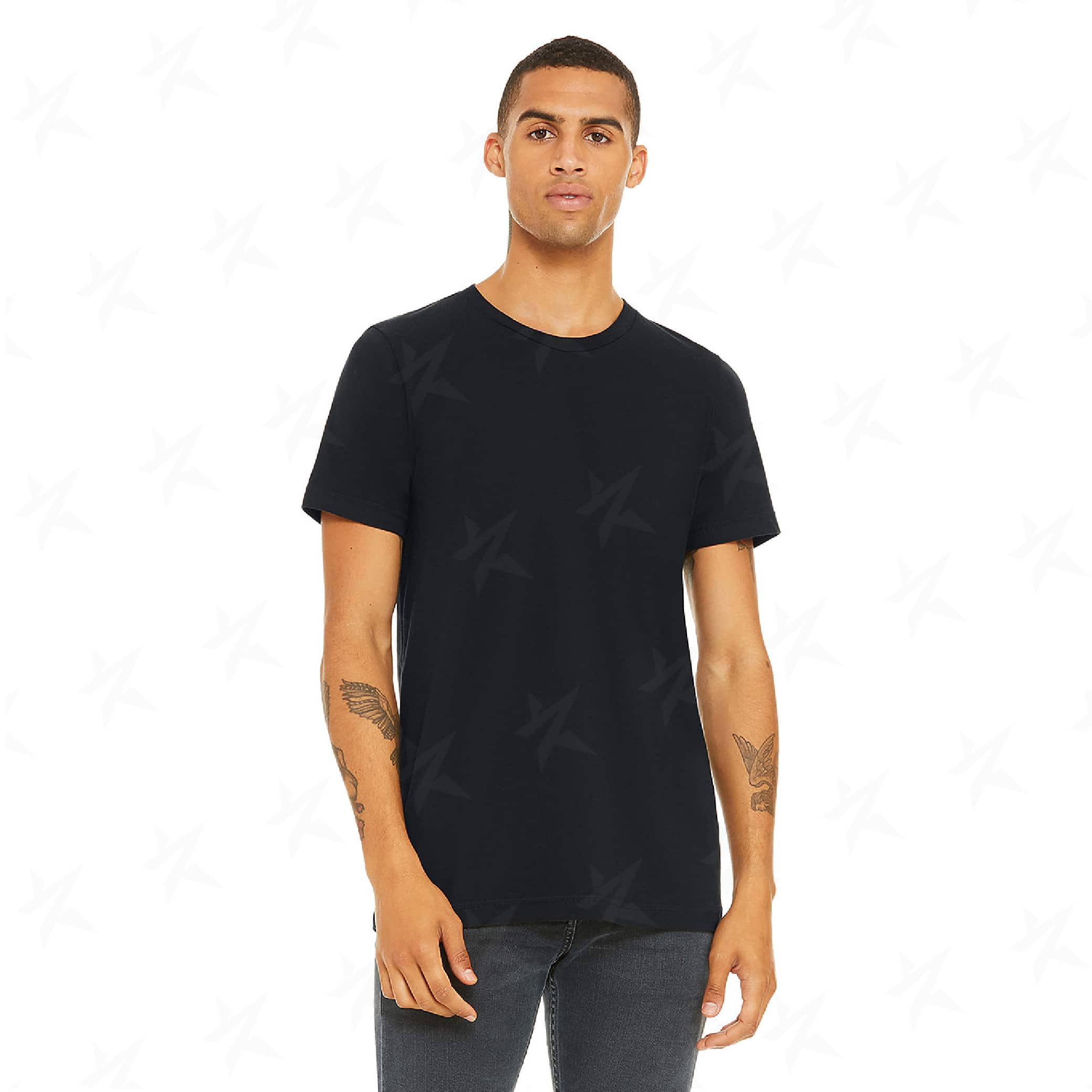 custom-bella-canvas-unisex-t-shirt-3001c-vintage-black