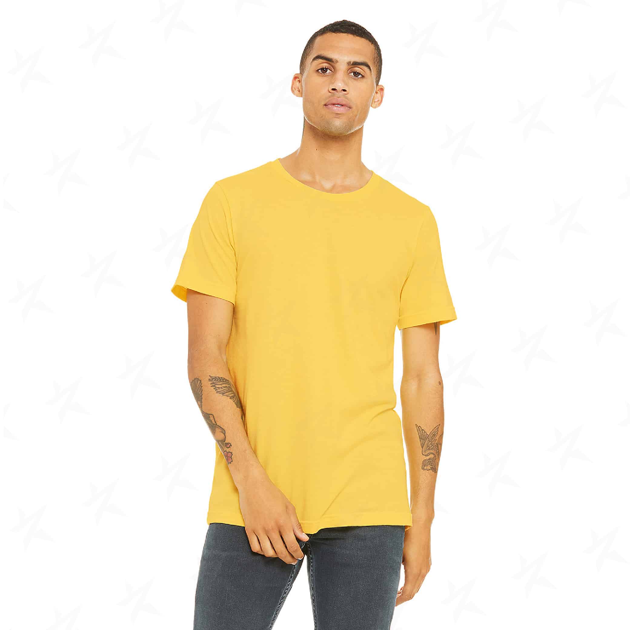 custom-bella-canvas-unisex-t-shirt-3001c-yellow