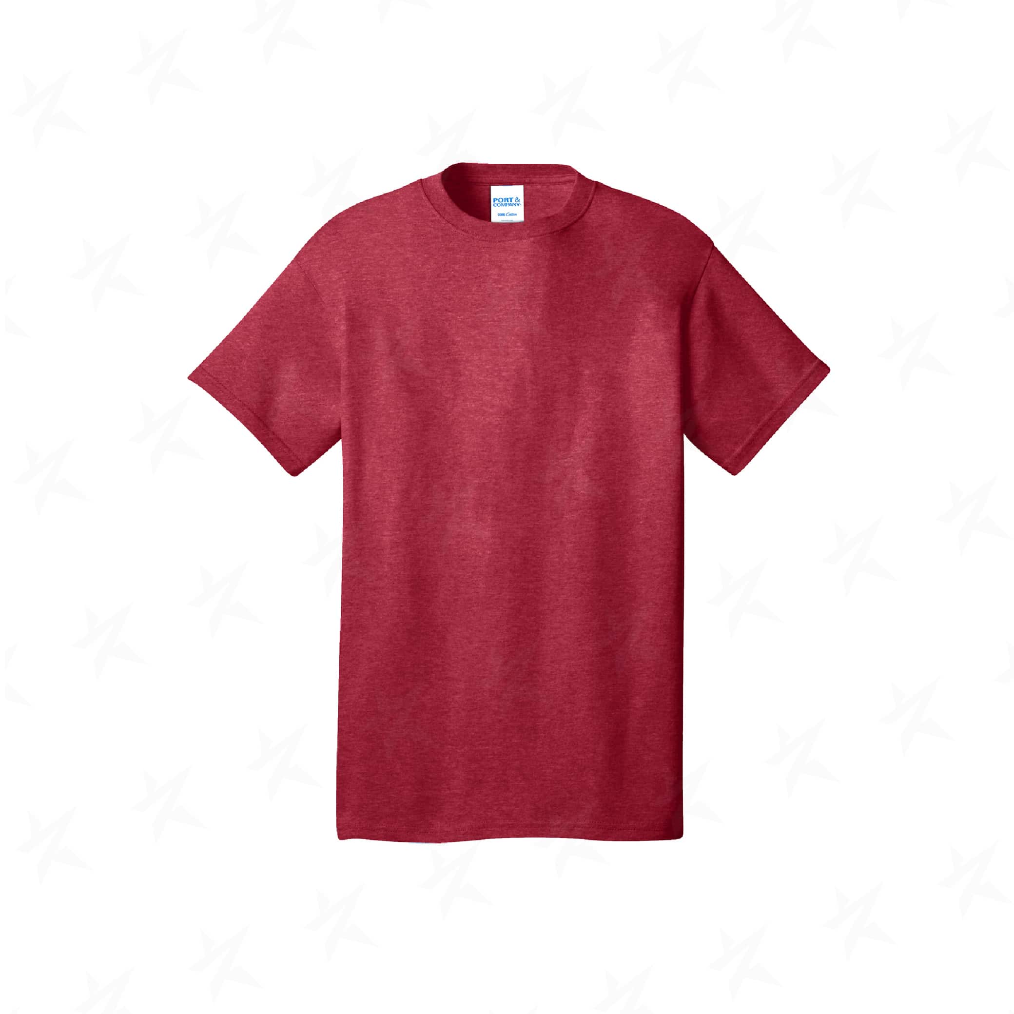 port-and-company-core-cotton-tee-for-promo-pc54-heather-red
