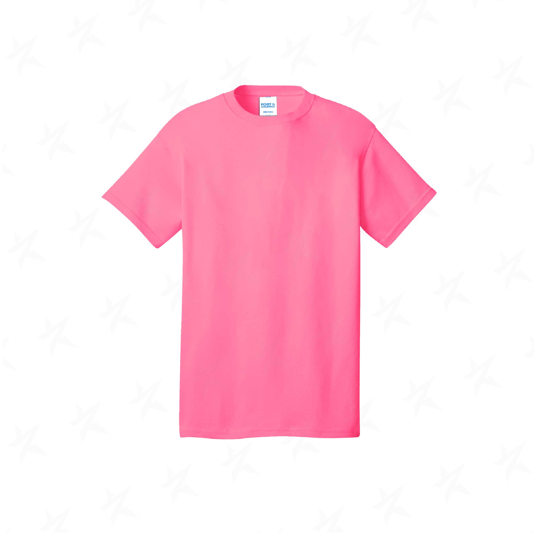port-and-company-core-cotton-tee-for-promo-pc54-neon-pink